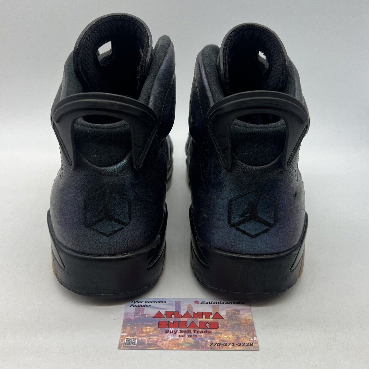 Size 12 - Air Jordan 6 Retro All Star - Chameleon Black Blue Purple (907961-015)