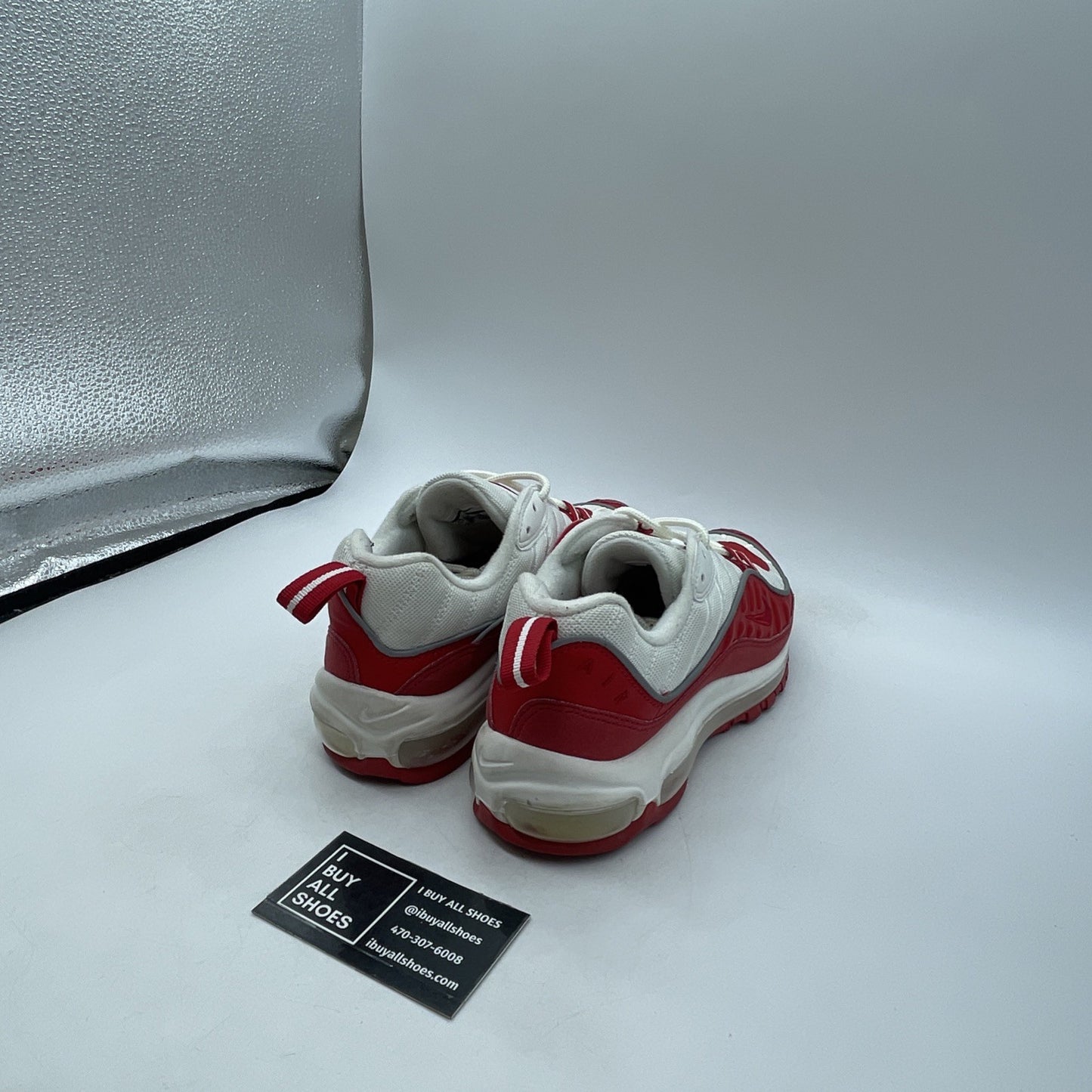 Size 7Y - Nike Air Max 98 'University Red' (640744-602)