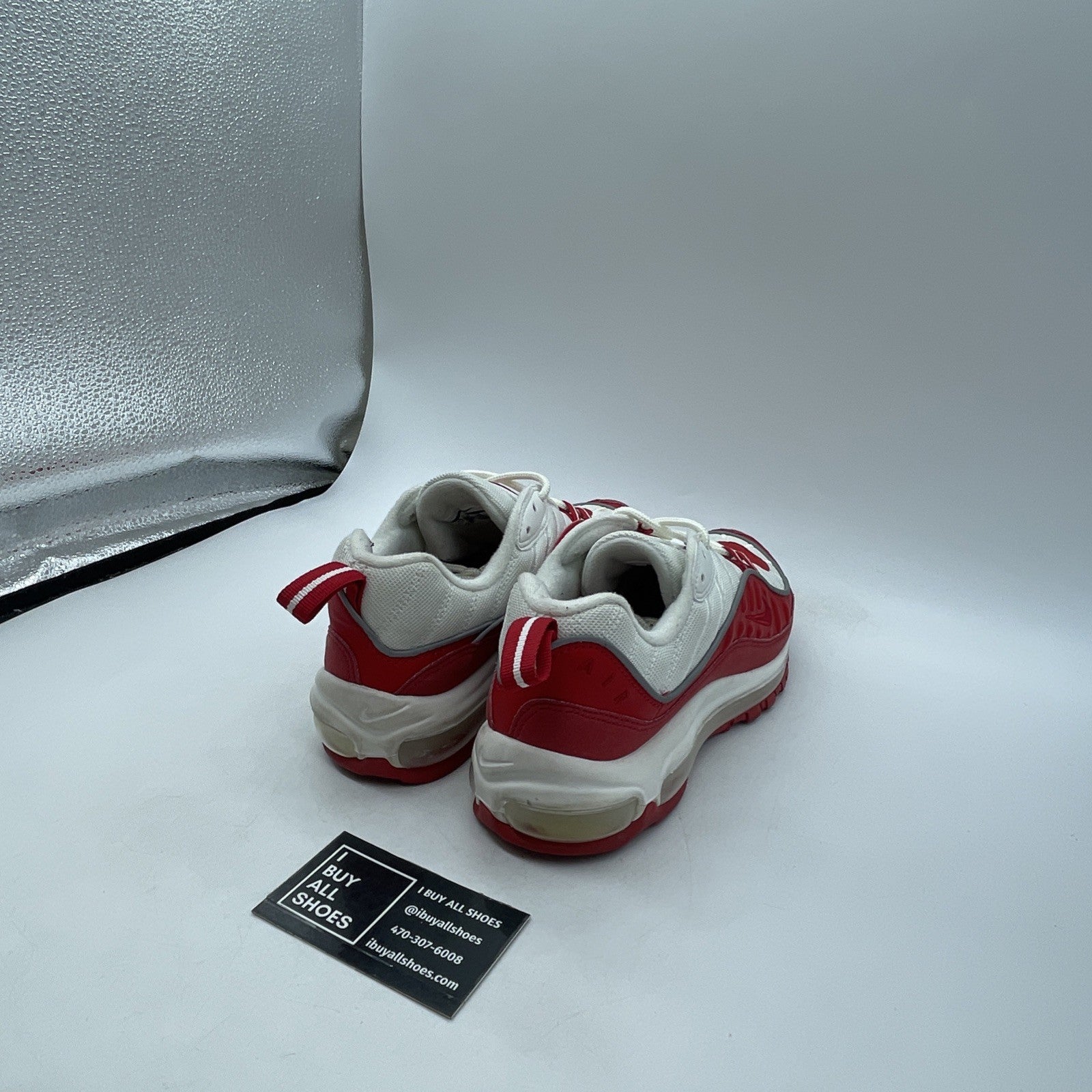 Size 7Y - Nike Air Max 98 'University Red' (640744-602)