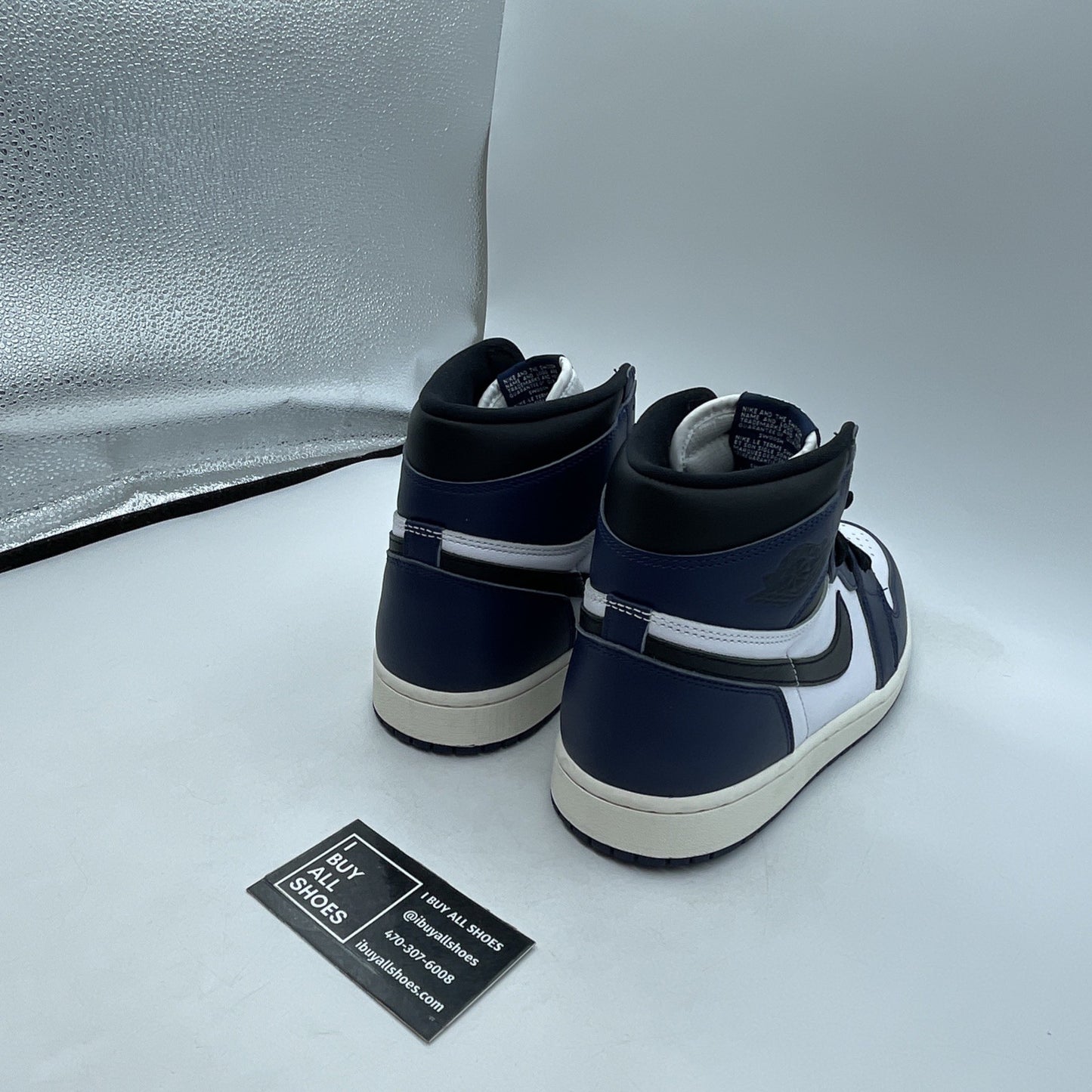 Size 10 - Air Jordan 1 Retro OG High Black White 2.0 (DZ5485-401)