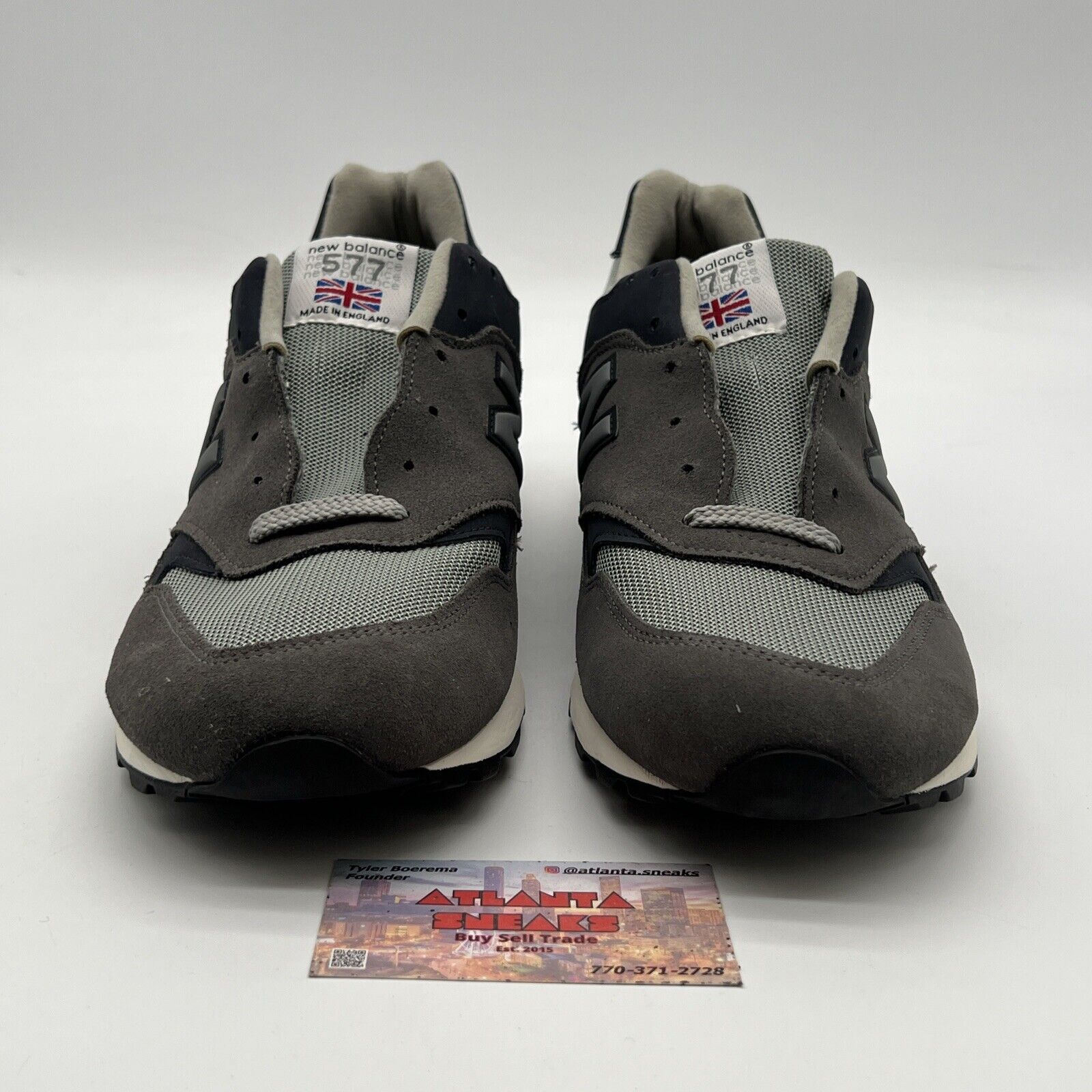 Size 13 - New Balance 577 Made In England Grey / Navy