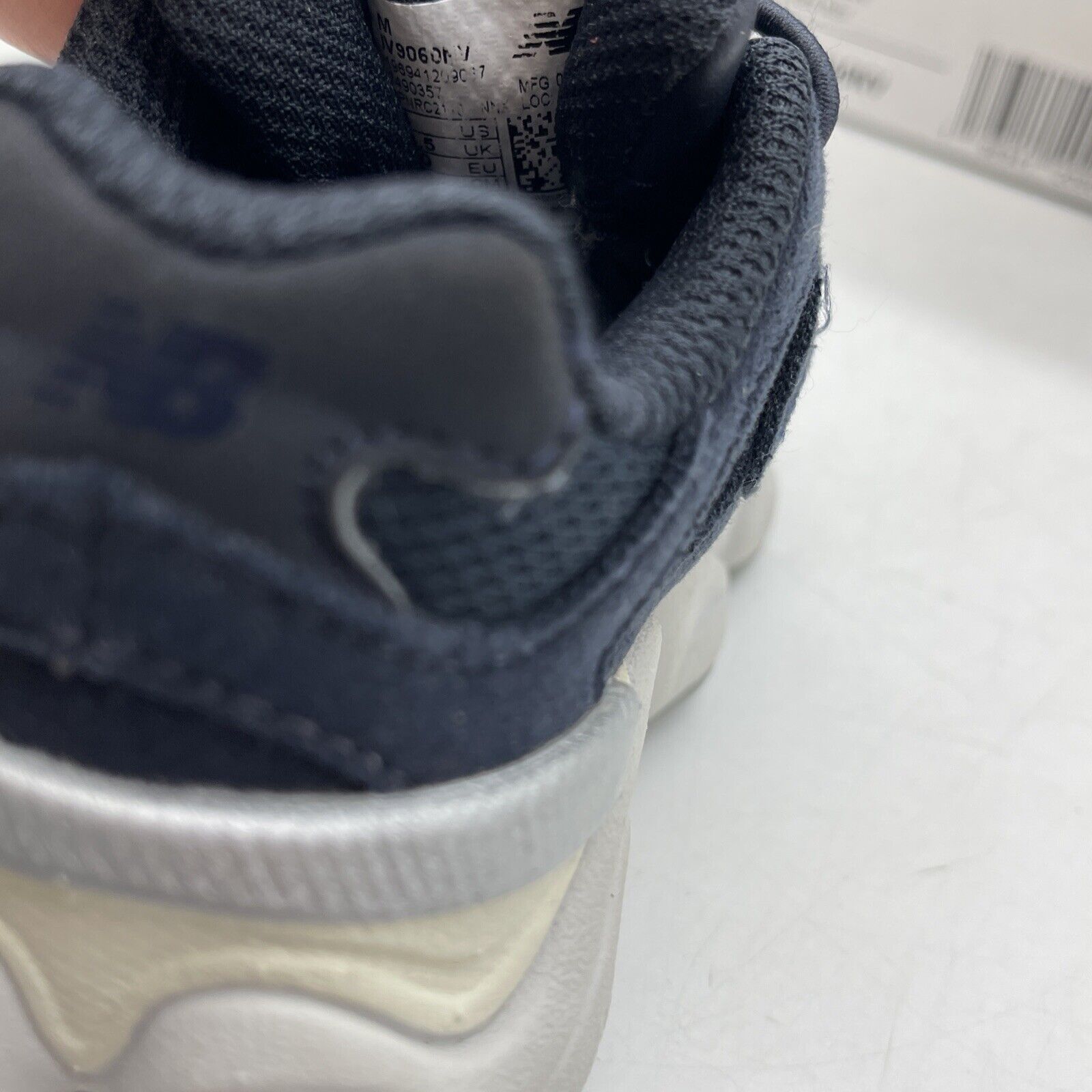 Size 4C - Toddler Kid's New Balance 9060 Eclipse Navy Suede Leather  (IV9060NV)