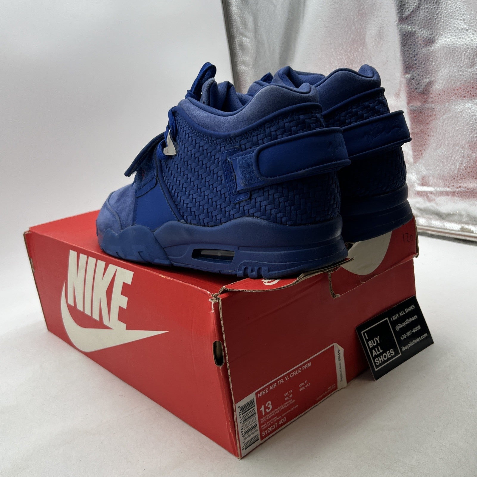 Size 13 - Nike Air Trainer V Cruz Premium Rush Blue (812637-400)