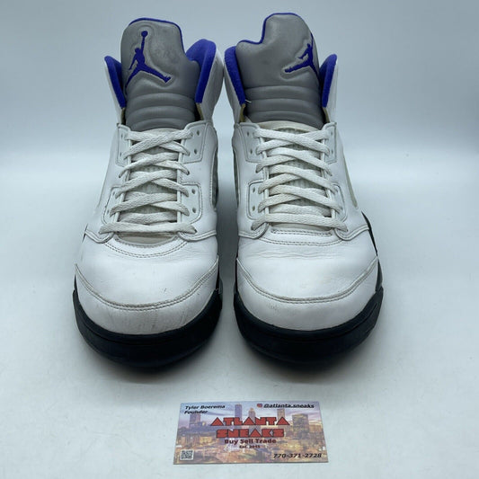 Size 13 - Jordan 5 Concord White Purple Black Suede Leather (DD0587-141)