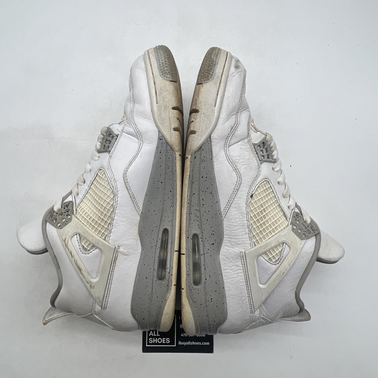 Size 12 - Air Jordan 4 Retro Mid White Oreo (CT8527-100)