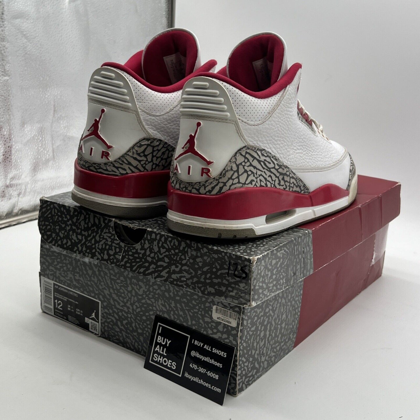 Size 12 - Air Jordan 3 Retro Mid Cardinal Red (CT8532-126)