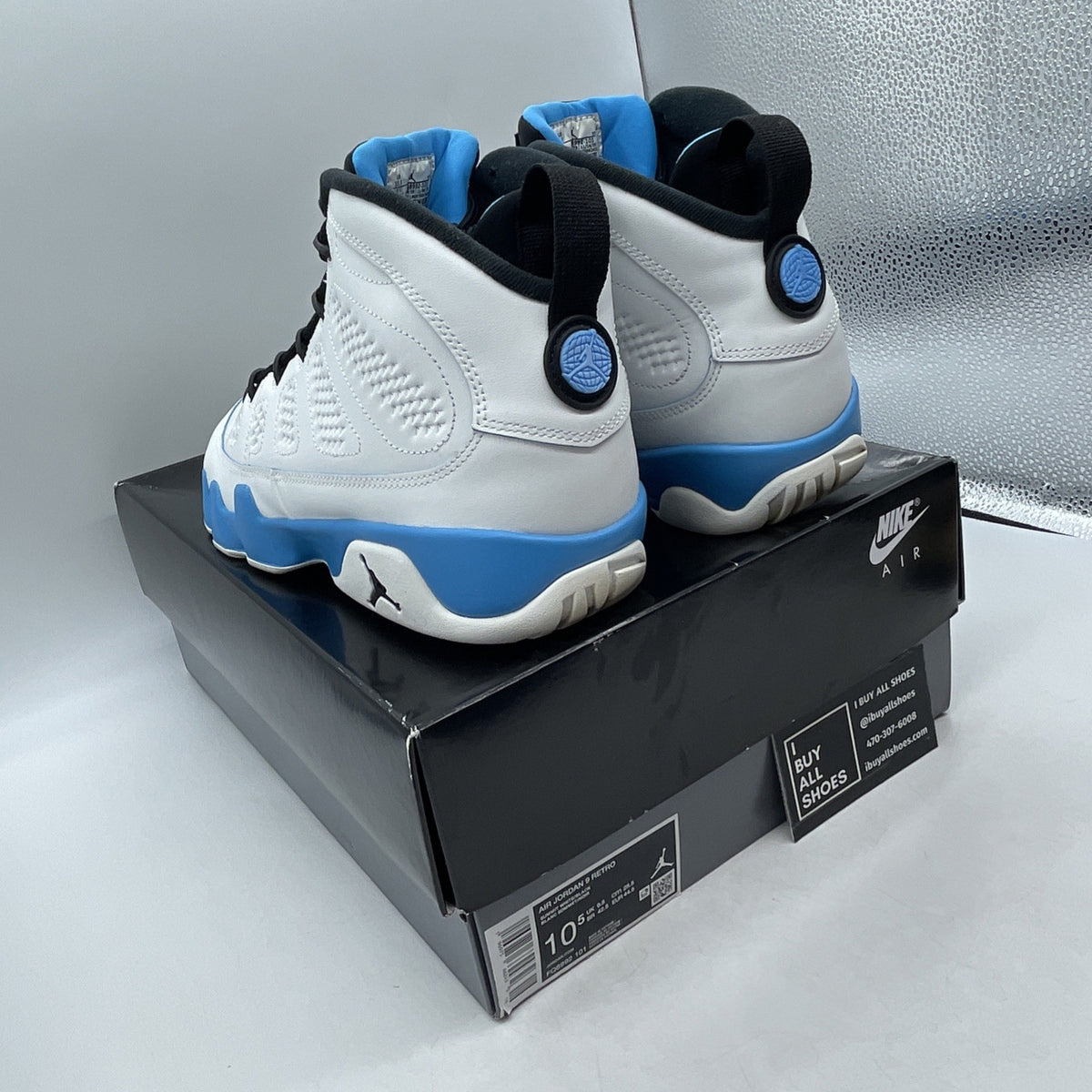 Size 10.5 - Air Jordan 9 Retro 2024 Powder Blue (FQ8992-101)