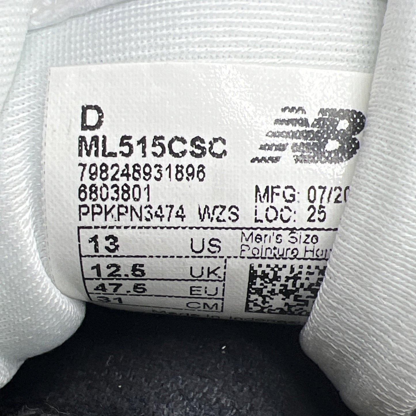Size 13 - New Balance 515v1 Dark Covert Green (ML515CSC)