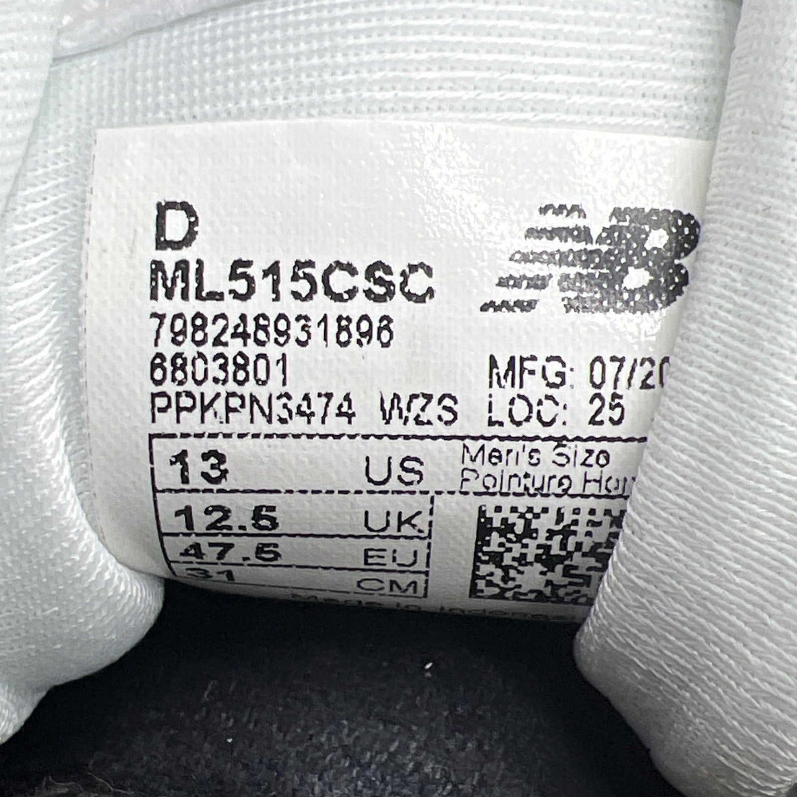 Size 13 - New Balance 515v1 Dark Covert Green (ML515CSC)
