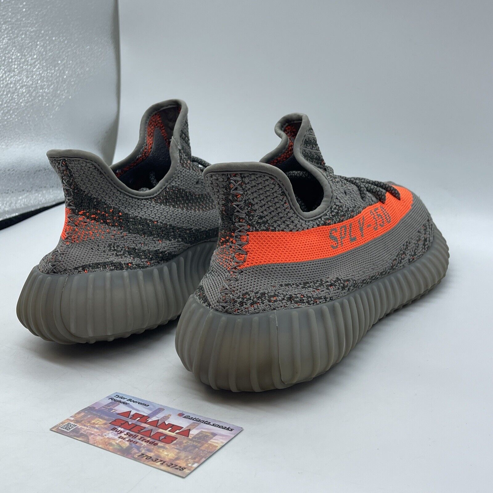 Size 11.5 - adidas Yeezy Boost 350 V2 Low Beluga Reflective Gray Orange (GW1229)