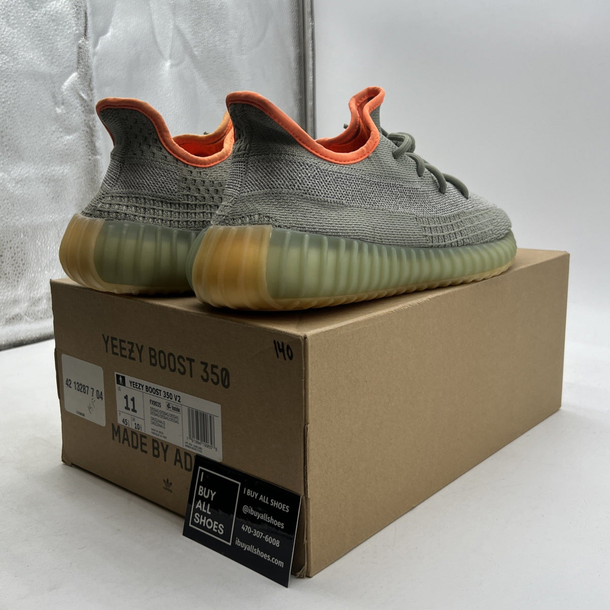 Size 11 - adidas Yeezy Boost 350 V2 Desert Sage (FX9035)