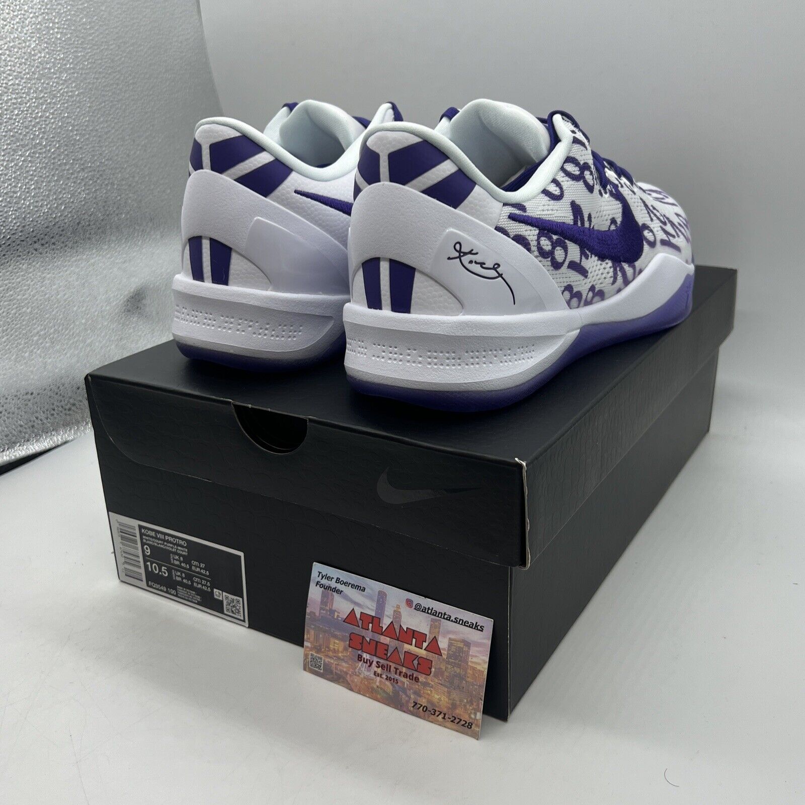 Kobe 8 Protro Court Purple Size 9 Mens Brand New Og All