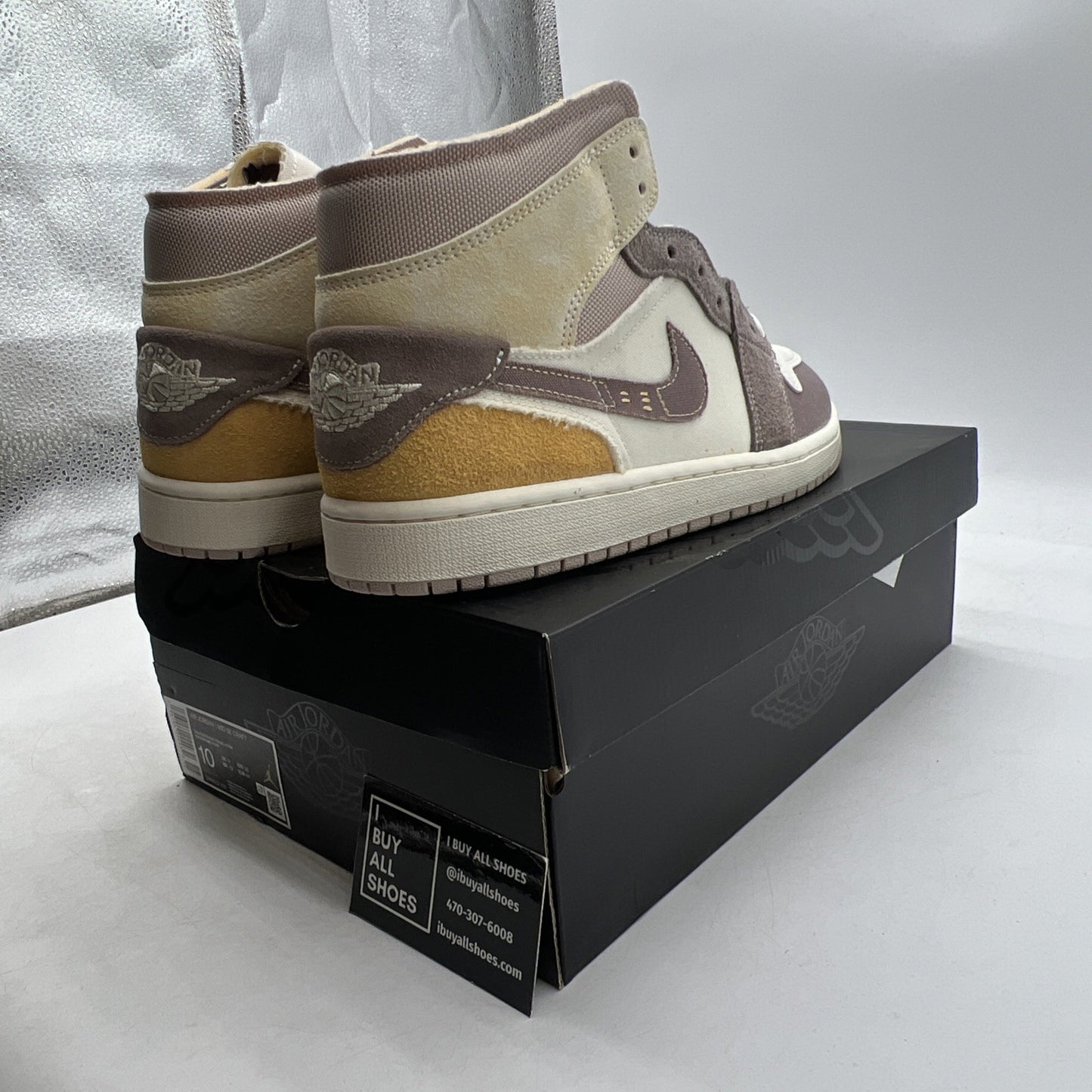 Size 10 - Air Jordan 1 Mid SE Craft Inside Out (DM9652-102)