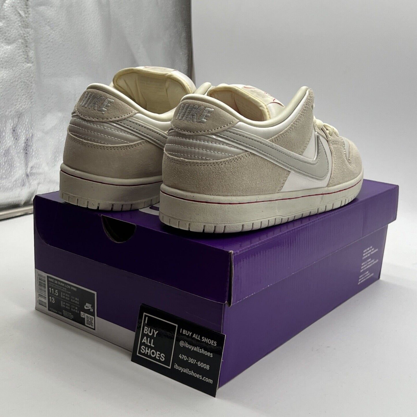 Size 11.5 - Nike Dunk Premium SB Low City of Love Collection - Light Bone
