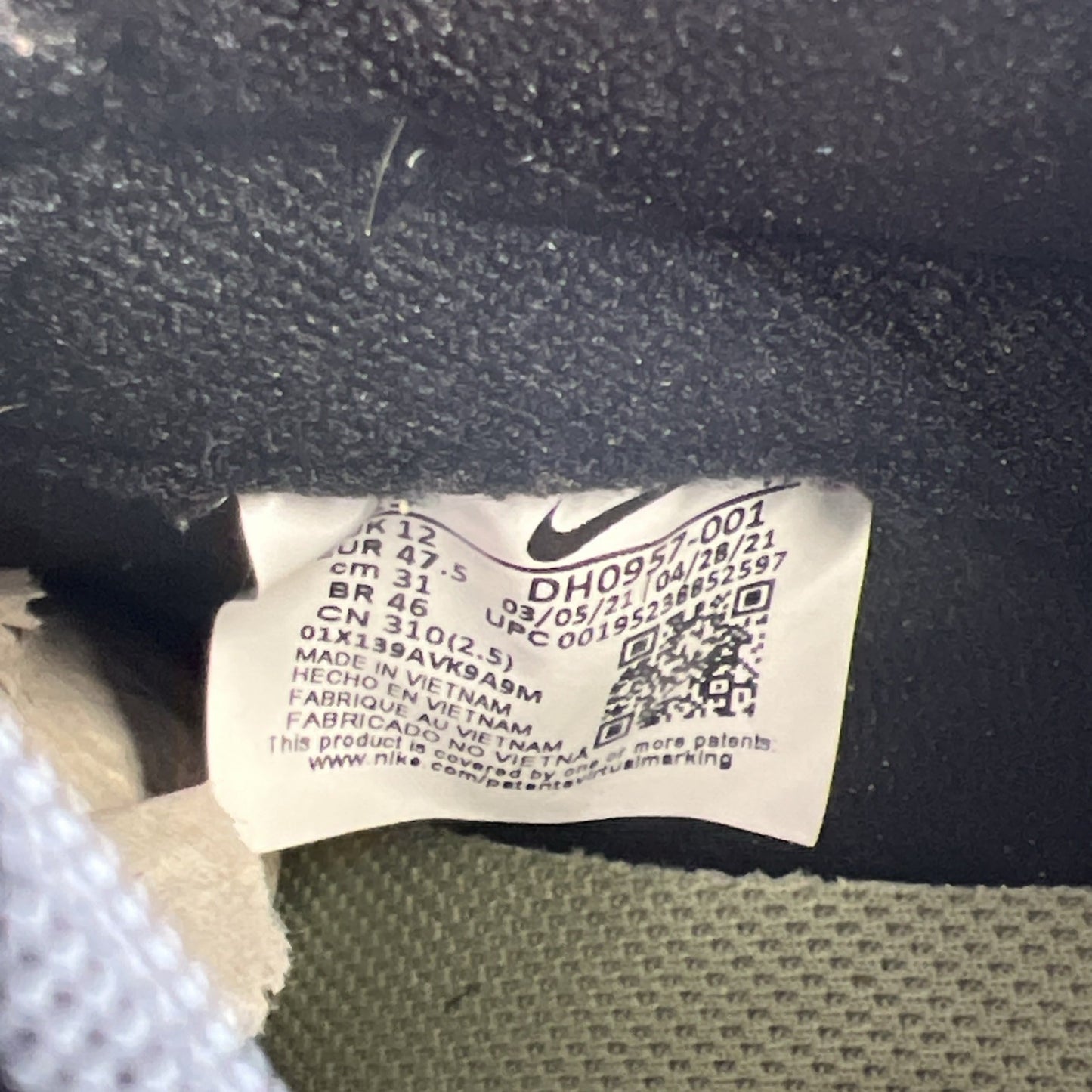 Size 13 - Nike Dunk SE Low Black Multi-Camo (DH0957-001)