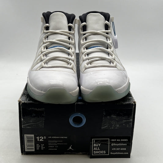 Size 12.5 - Air Jordan 11 Retro High Legend Blue (378037-117)