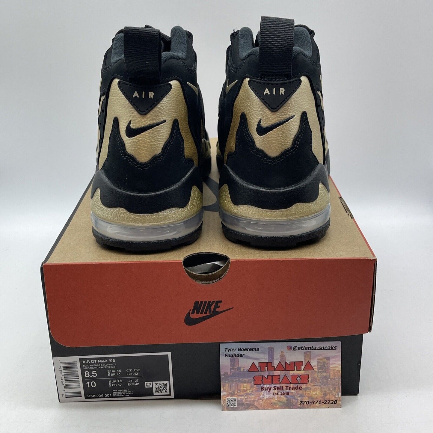 Size 8.5- Air DT Max 96 Colorado Home Black Gold Suede (HM9236-001)