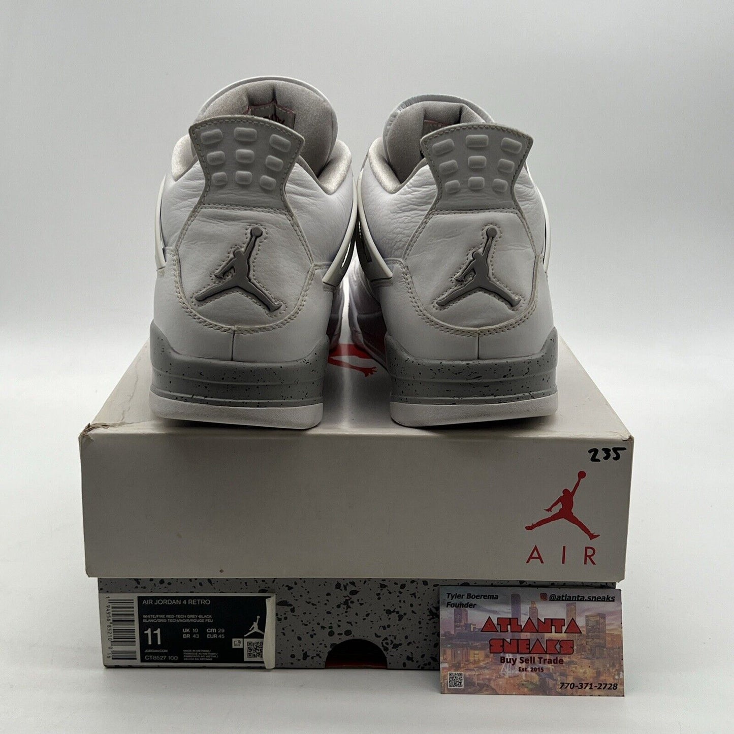 Size 11 - Air Jordan 4 Retro Mid White Oreo (CT8527-100)