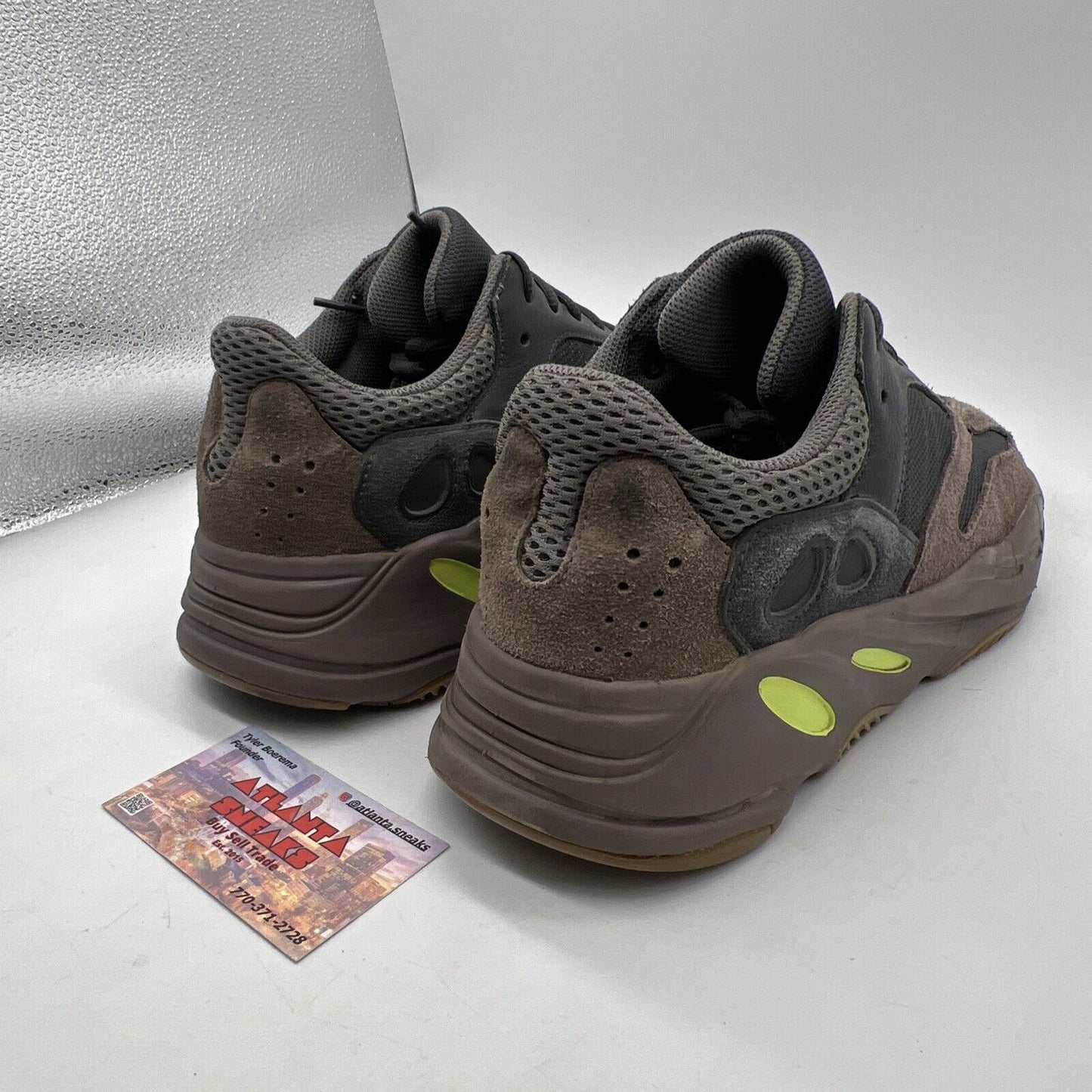 Size 10.5 - adidas Yeezy Boost 700 V1 Mauve Brown Black Leather Suede (EE9614)