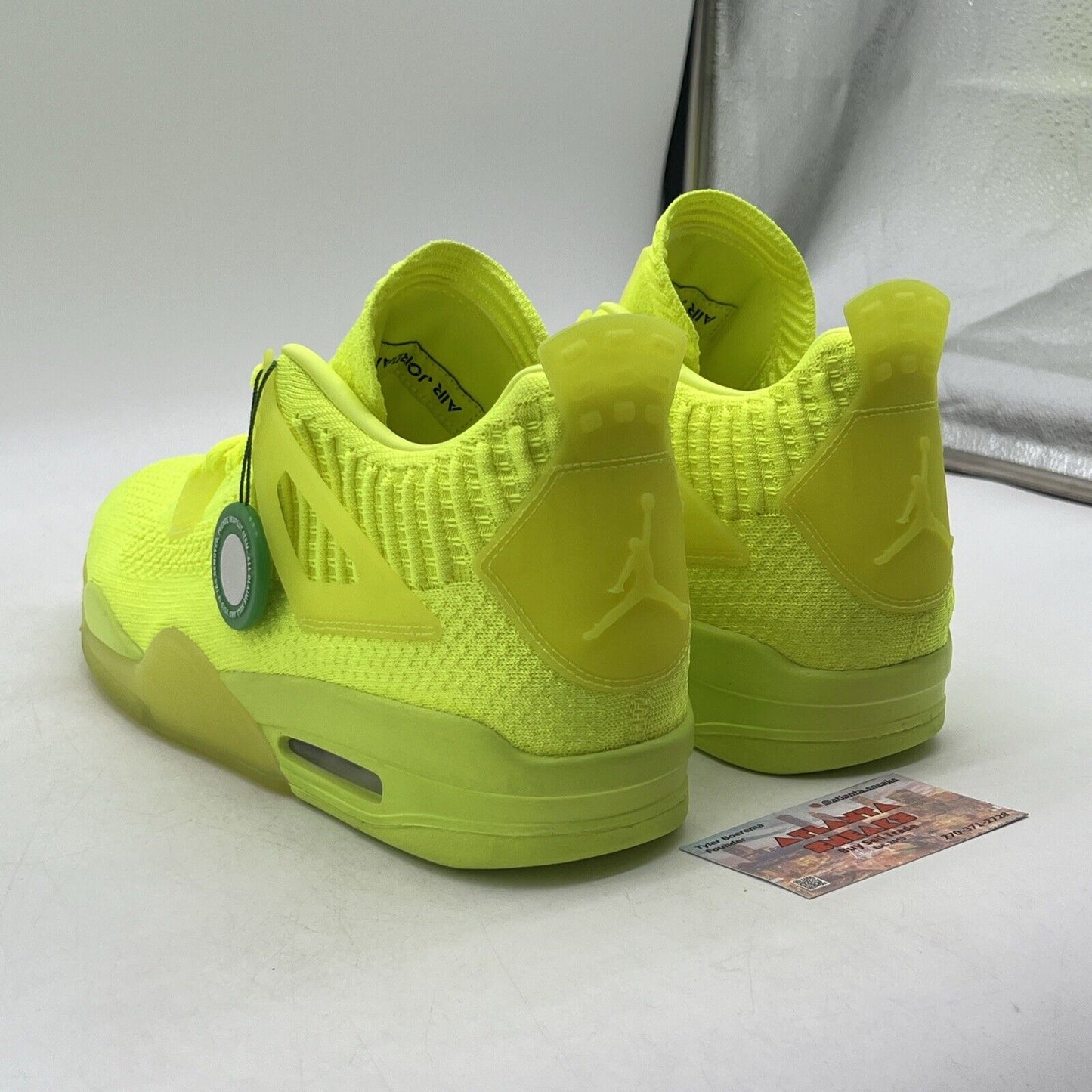 Size 12 - Air Jordan 4 Retro Flyknit Volt (AQ3559-700)