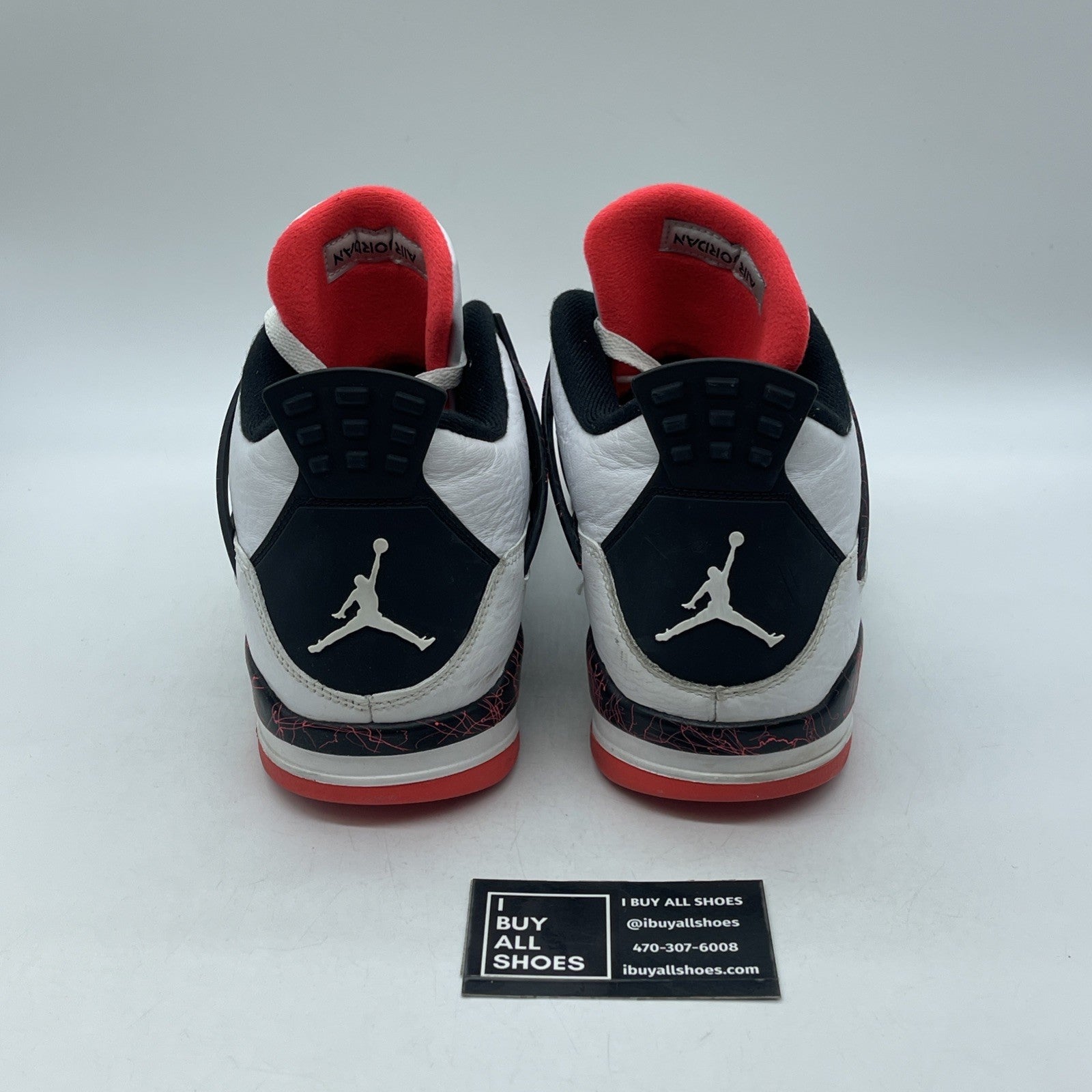 Size 13 - Air Jordan 4 Retro Pale Citron, Bright Crimson 2019 (308497-116)