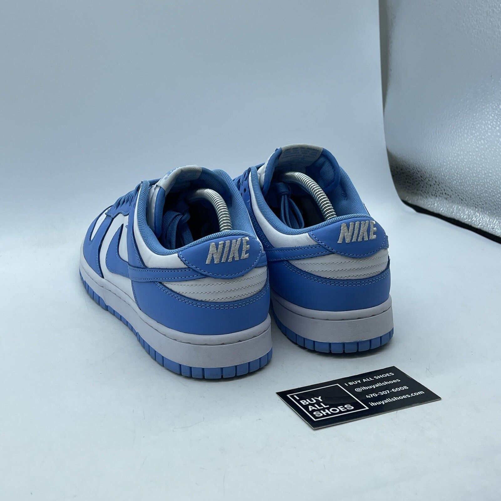 Size 10 - Nike Dunk Low University Blue white Suede Leather (DD1391-102)