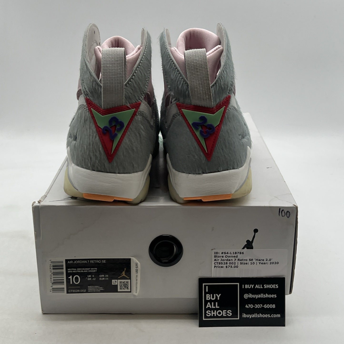 Size 10 - Air Jordan 7 Retro SE Hare 2.0 (CT8528-002)