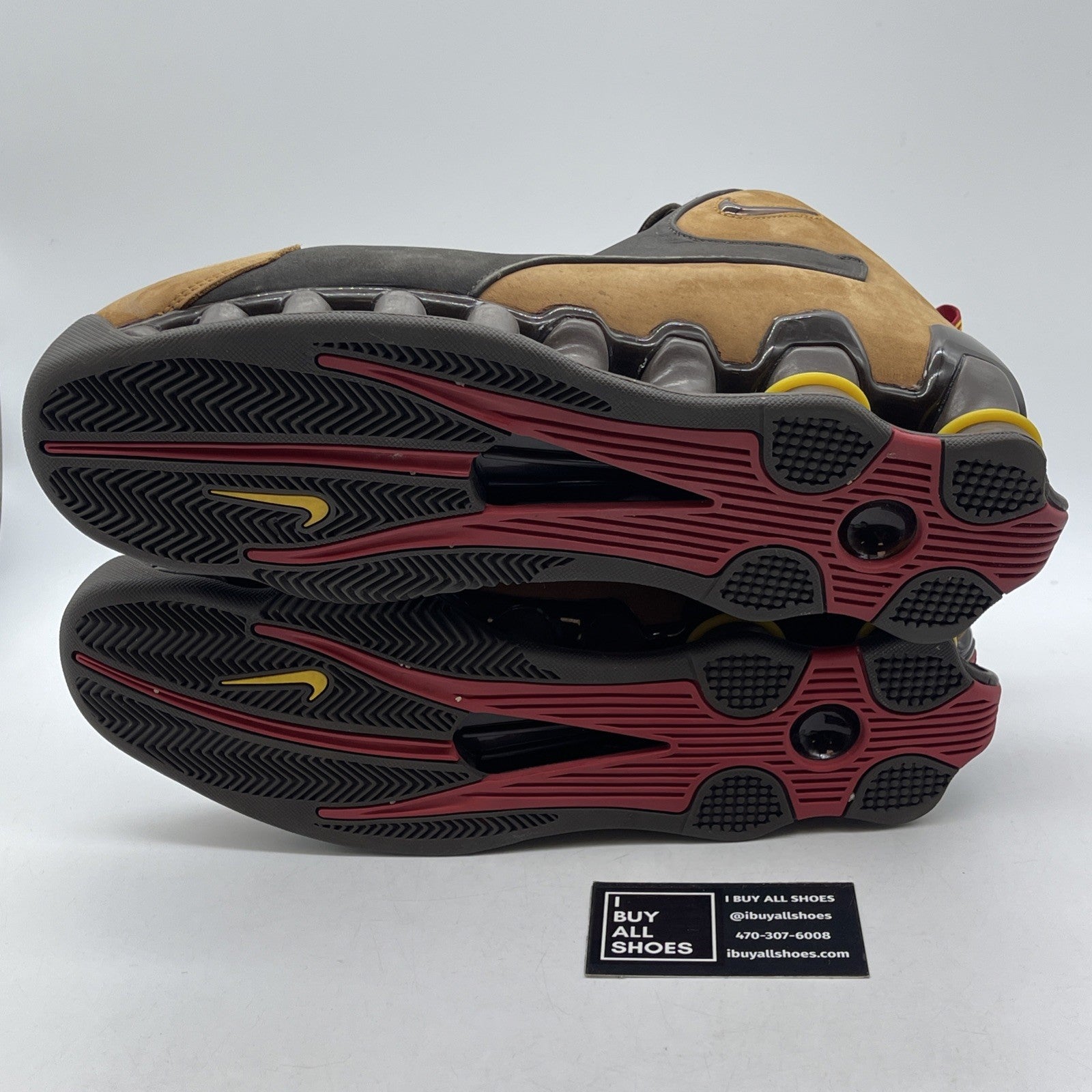 Size 13 - Nike Shox VC 3 Tuskegee Brown Red Suede (310270-221)