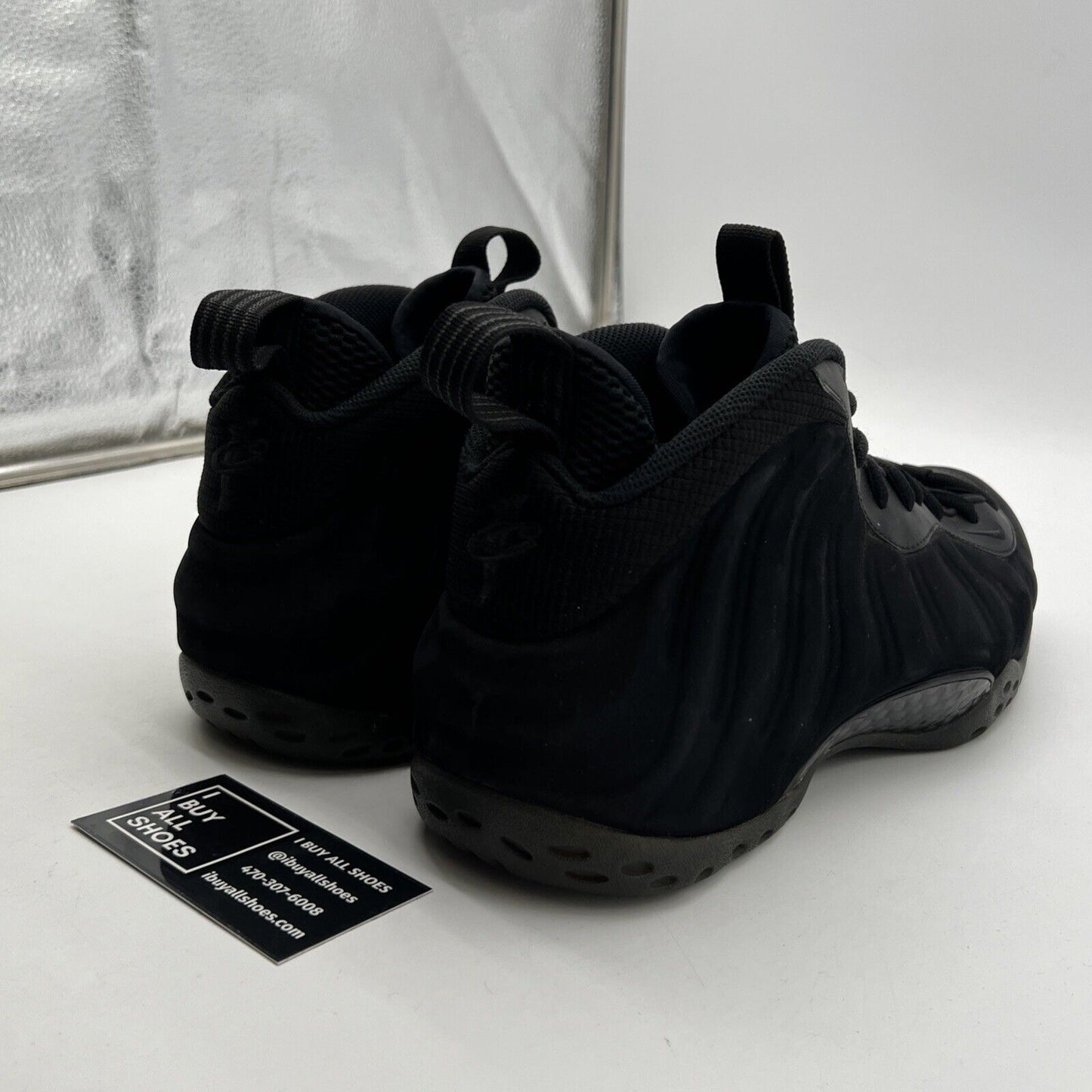 Size 11.5 - Nike Air Foamposite One Prm Triple Black (575420-006)