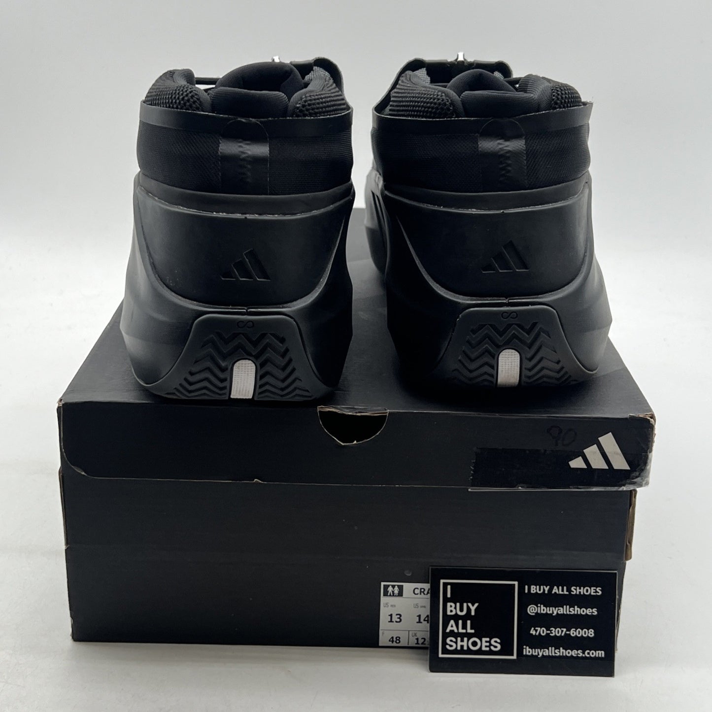 Size 13 - adidas Crazy IIInfinity Triple Black (IE7689)