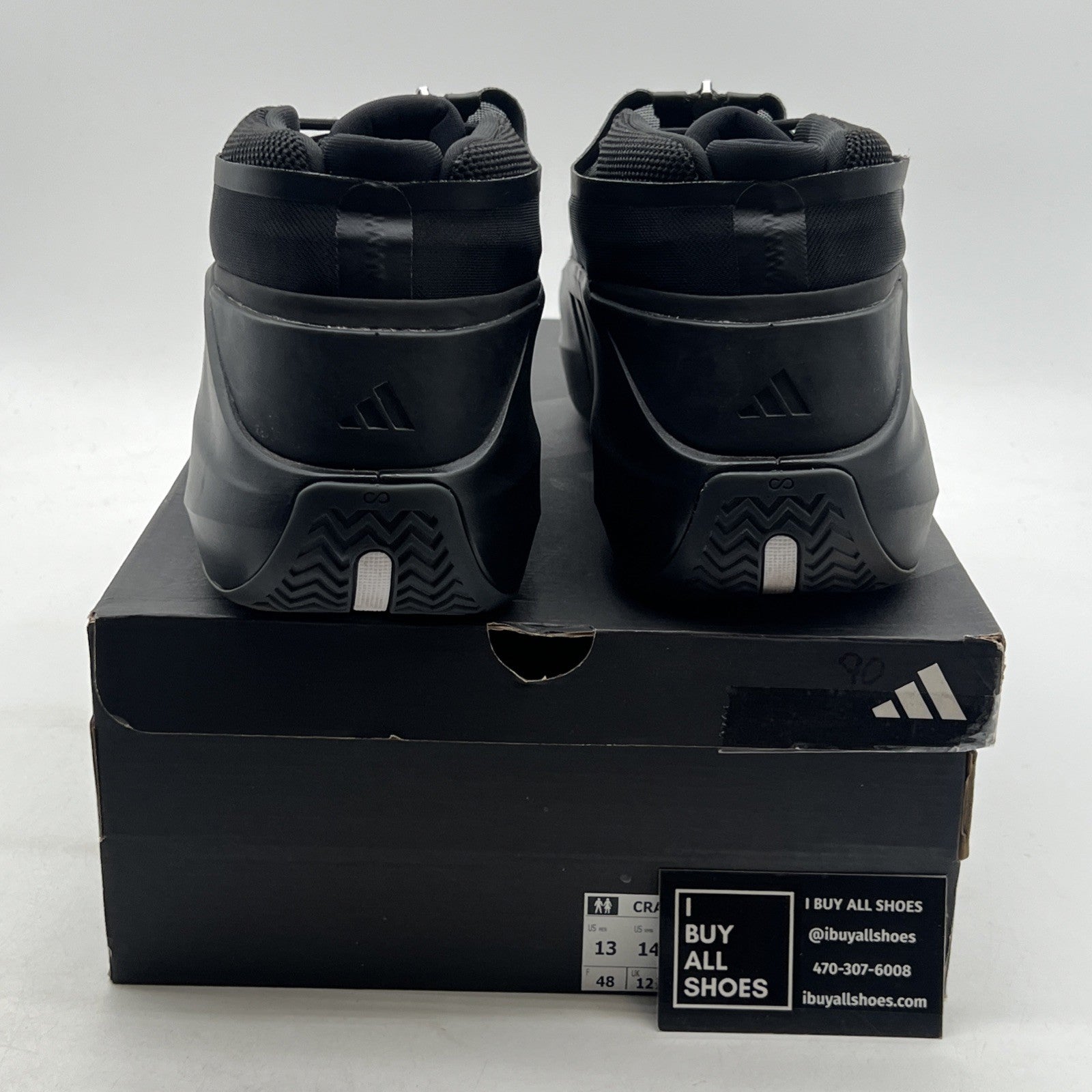Size 13 - adidas Crazy IIInfinity Triple Black (IE7689)