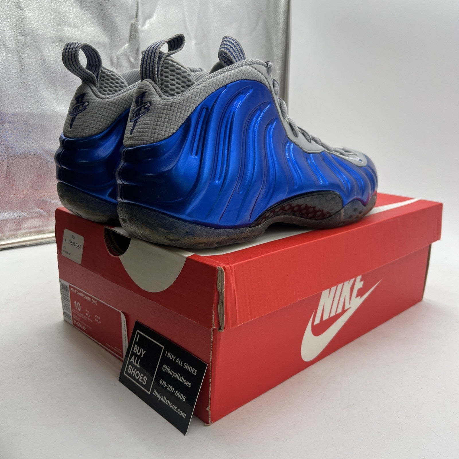 Size 10 - Nike Air Foamposite One Sport Royal (314996-401)