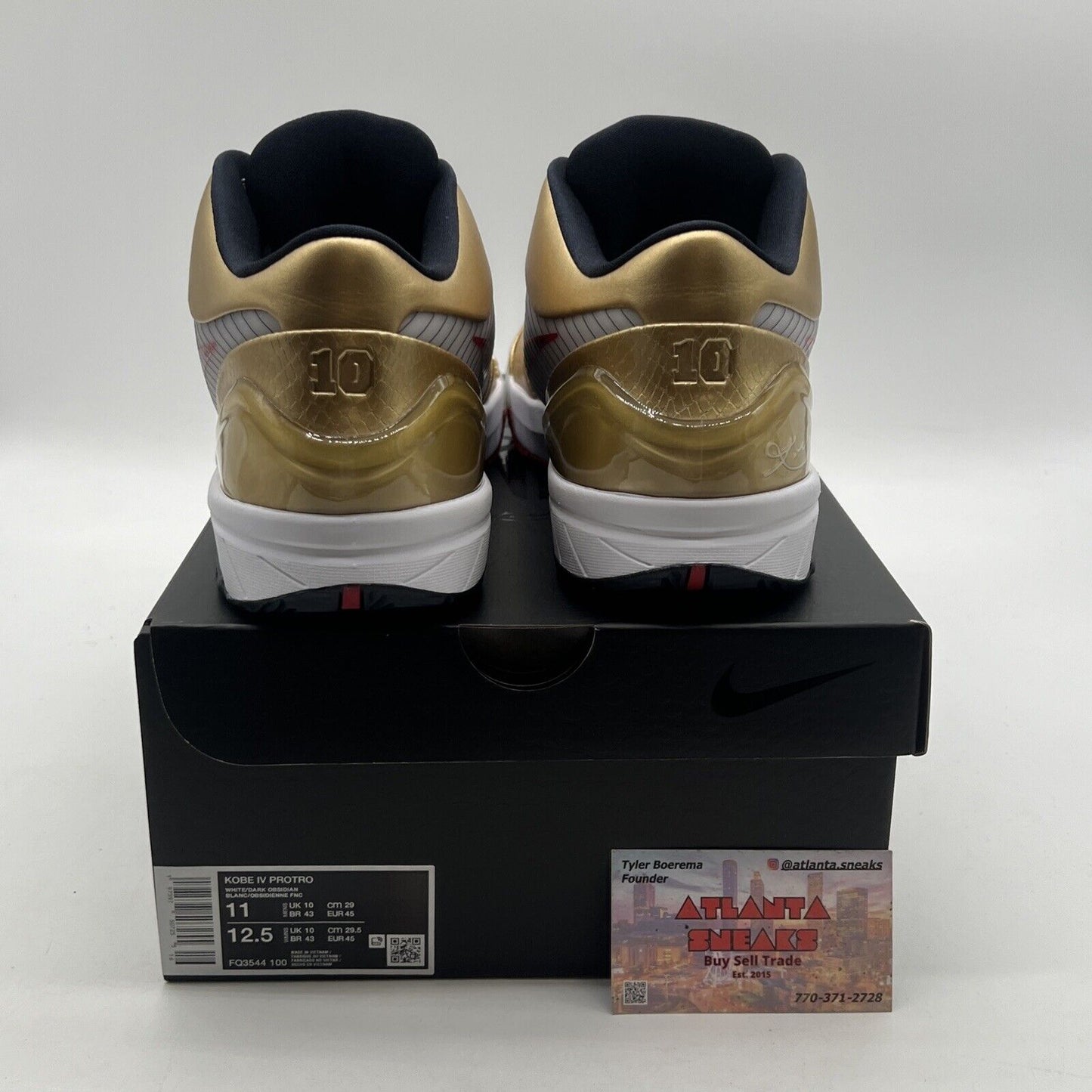 Size 11 - Nike Zoom Kobe 4 Protro 2024 Gold Medal (FQ3544-100)