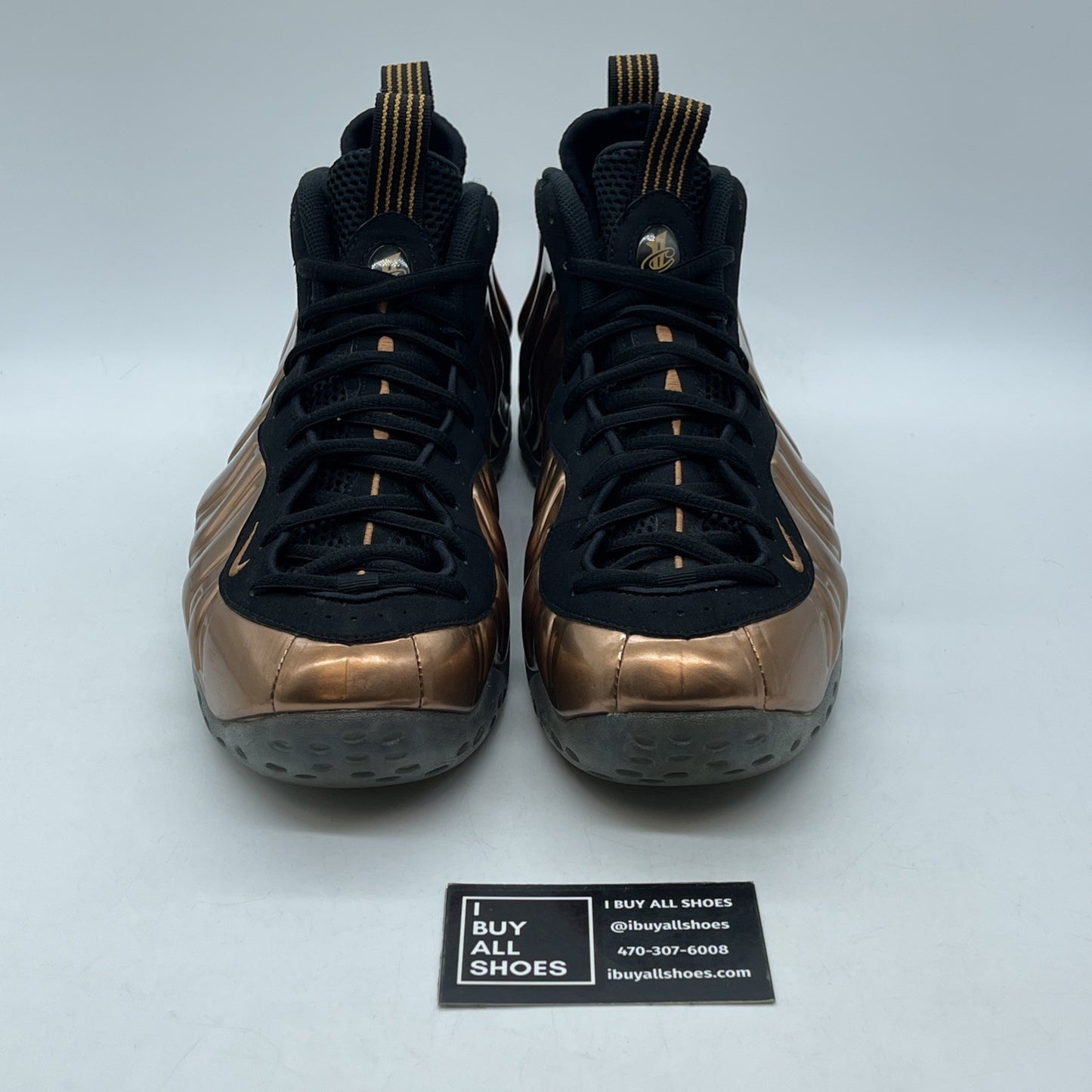 Size 11.5 - Nike Air Foamposite One 2017 Copper Black Suede (314996-007)