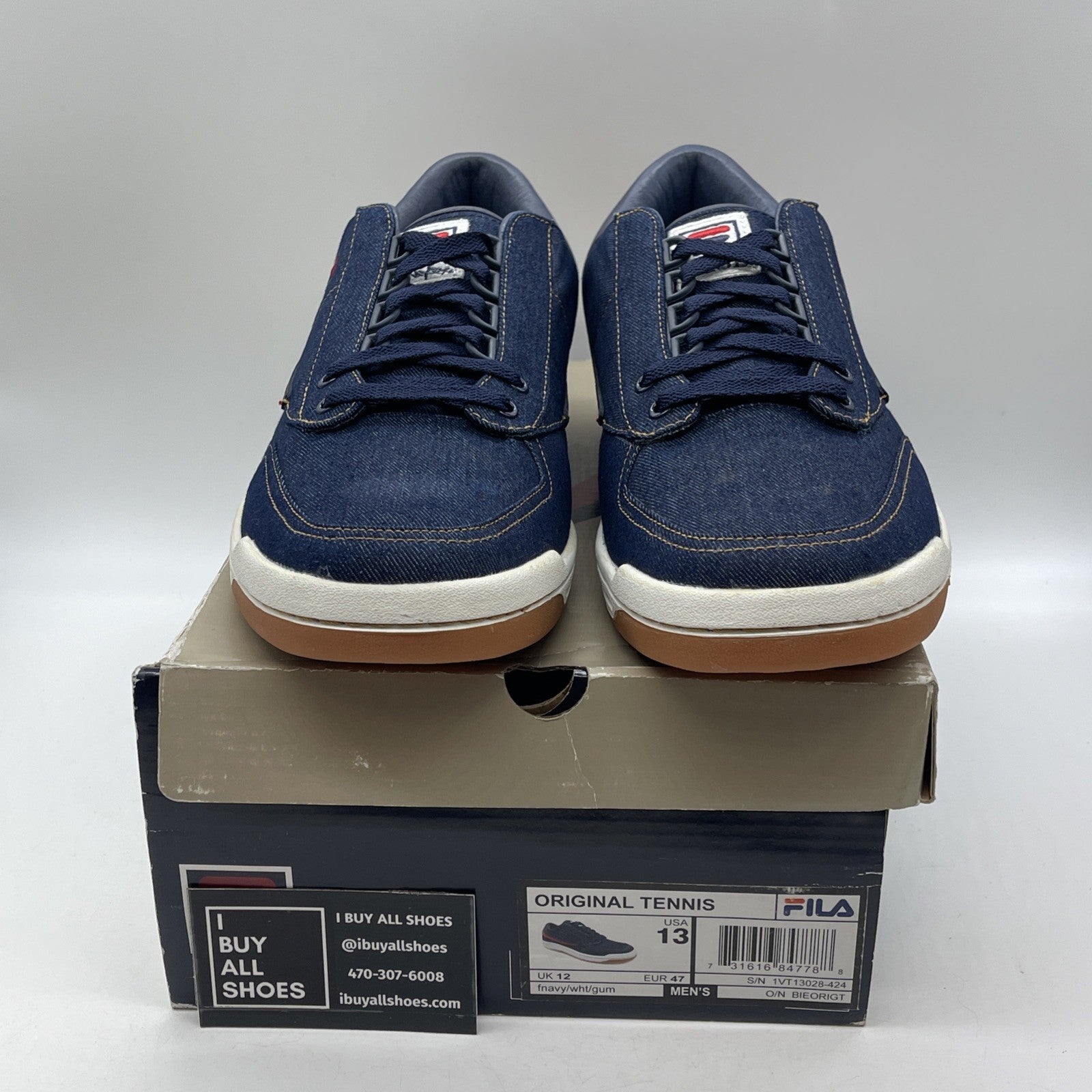 Size 13 - Fila X Mayor X FLuD Denim Sneaker OG Suede (1VT13028-424)