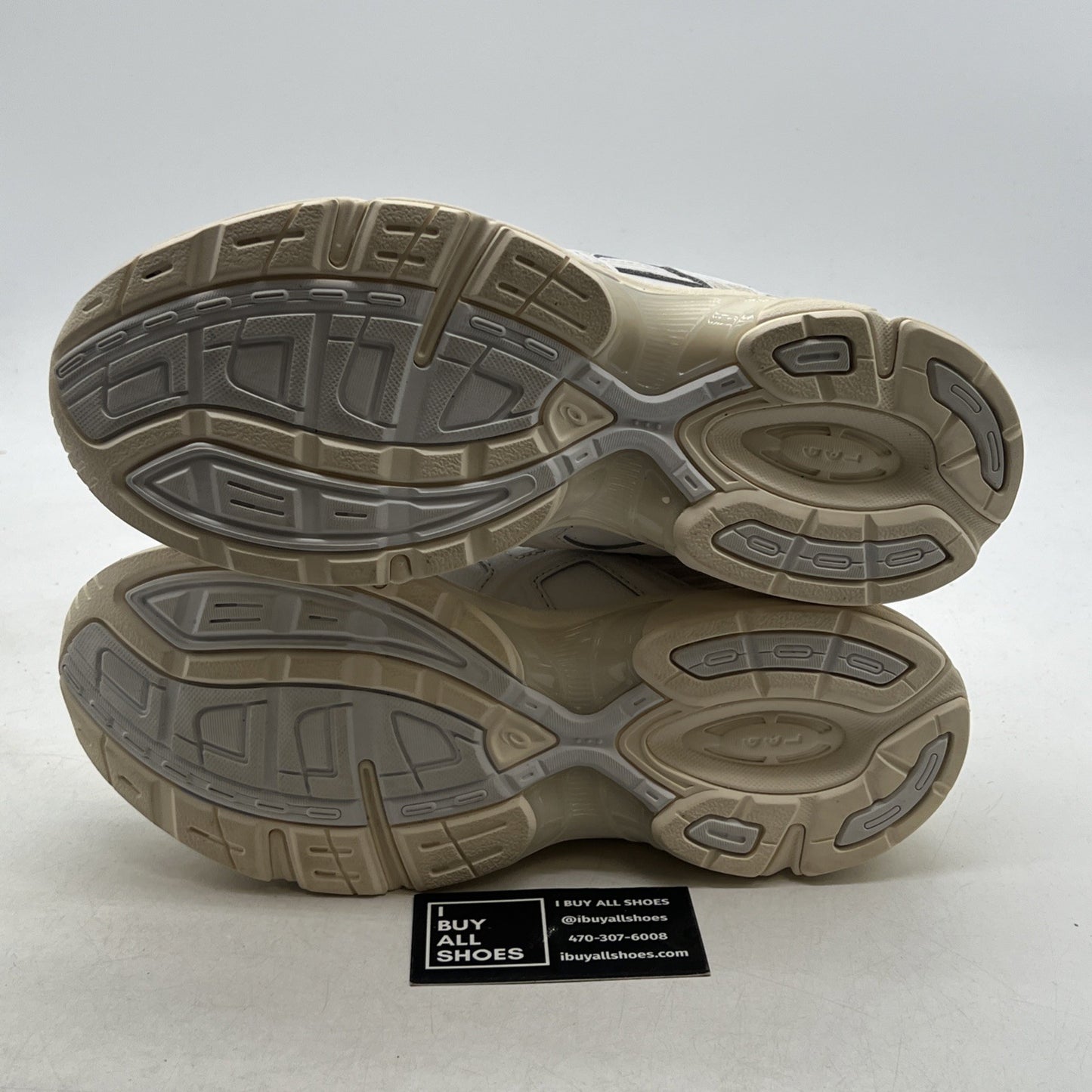 Size 9.5 - SCARPE ASICS GEL -1130 RUNNING UOMO DONNA BIANCO PELLE SCHUHE