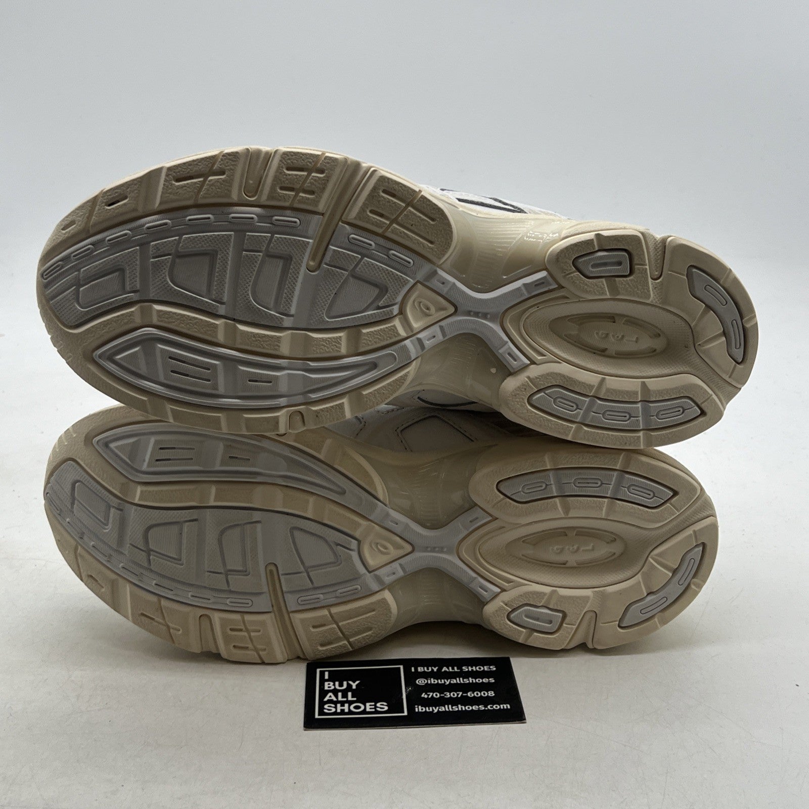 Size 9.5 - SCARPE ASICS GEL -1130 RUNNING UOMO DONNA BIANCO PELLE SCHUHE
