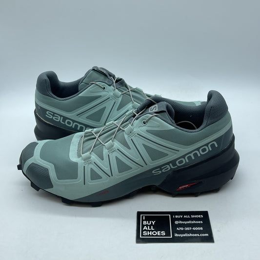 Size 10 - Women's Salomon Speedcross 5 Trail Running Hiking Shoes Teal Blue