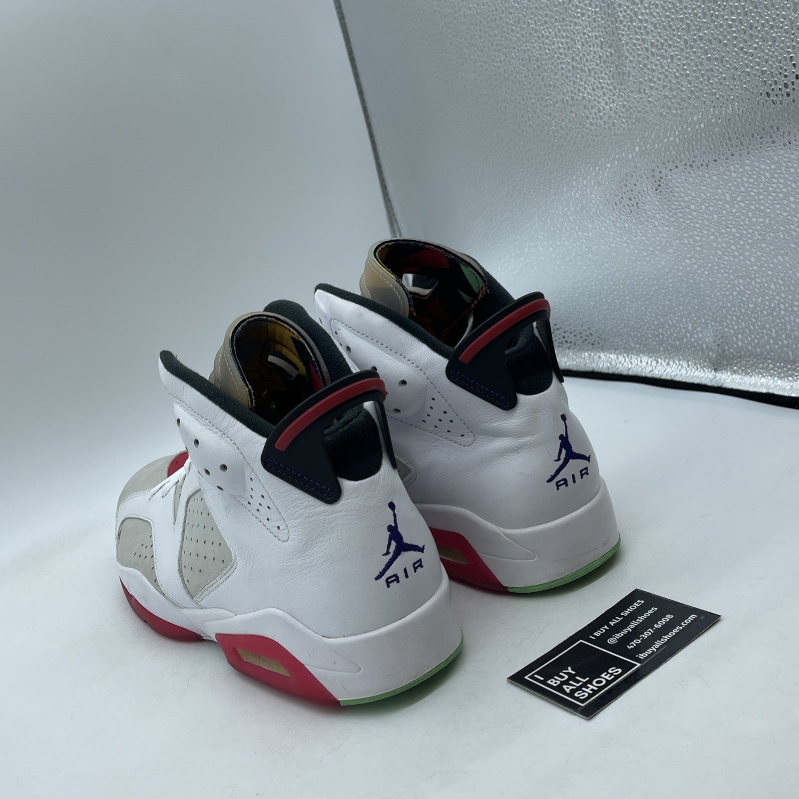 Size 12 - Air Jordan 6 Retro Hare White Purple Suede Leather (CT8529-062)