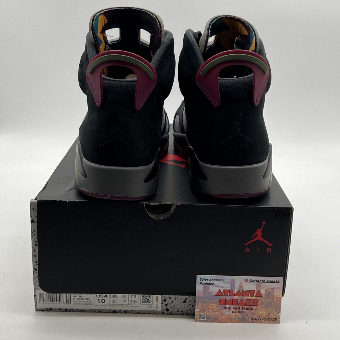 Size 10 - Air Jordan 6 Bordeaux (CT8529-063)