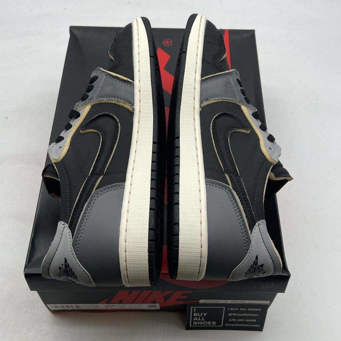 Size 11 - Air Jordan 1 Retro Low OG EX Dark Smoke Gray 2022 (DV0982-006)