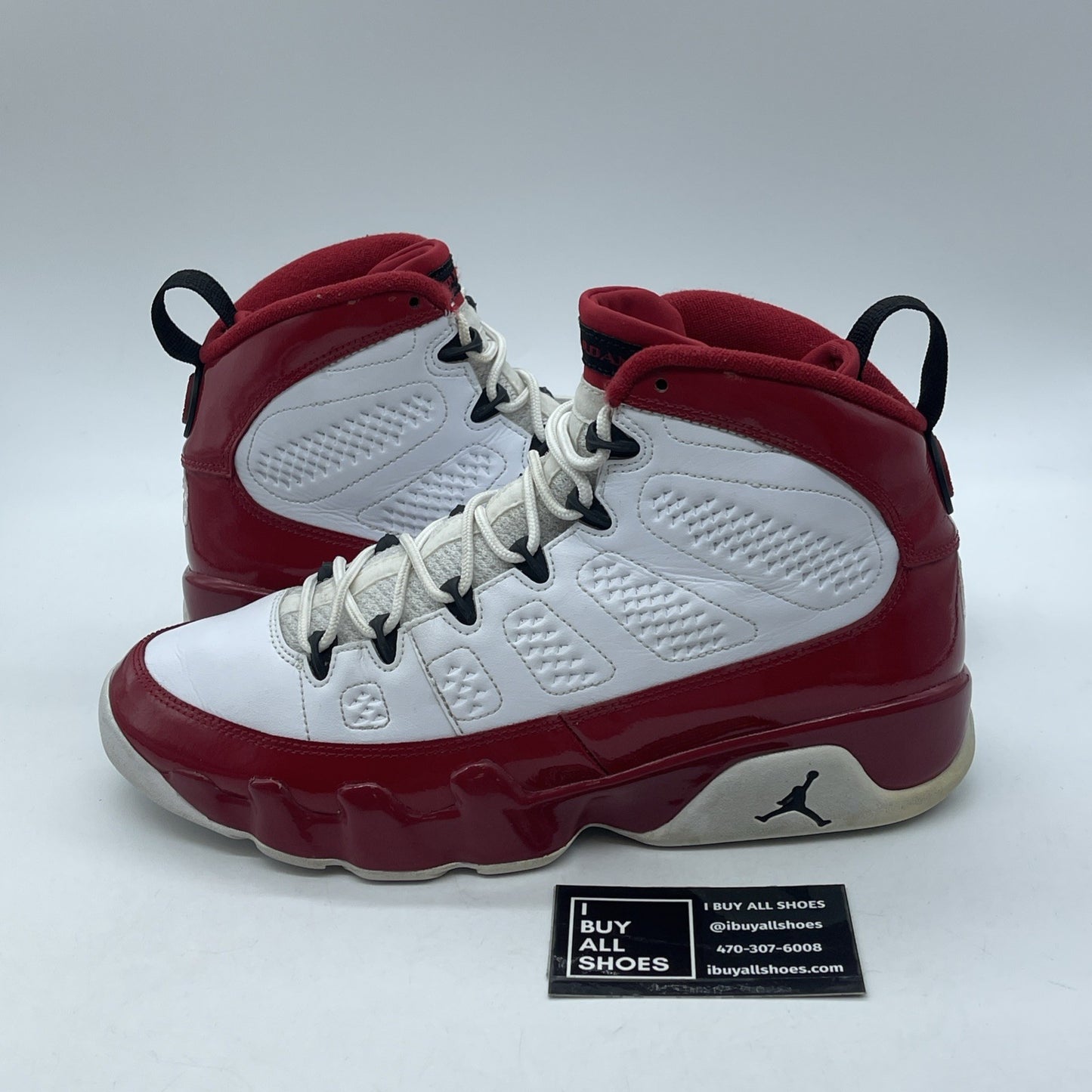 Size 9.5 - Air Jordan 9 Retro Gym Red White Black Leather (302370-160)