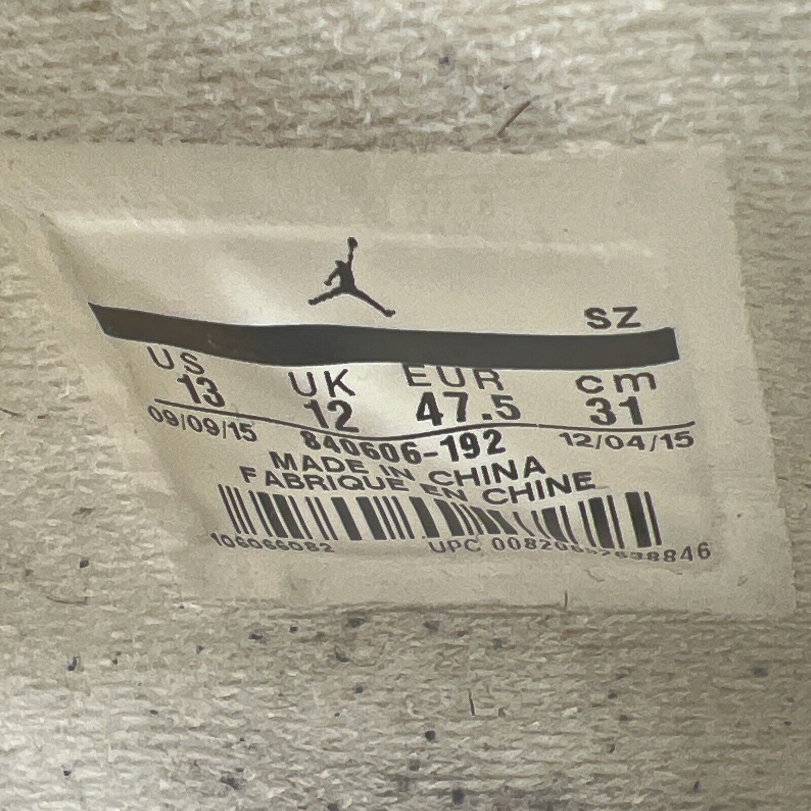 Size 13 - Jordan 4 Retro OG Mid White Cement Black Grey Leather (840606-192)