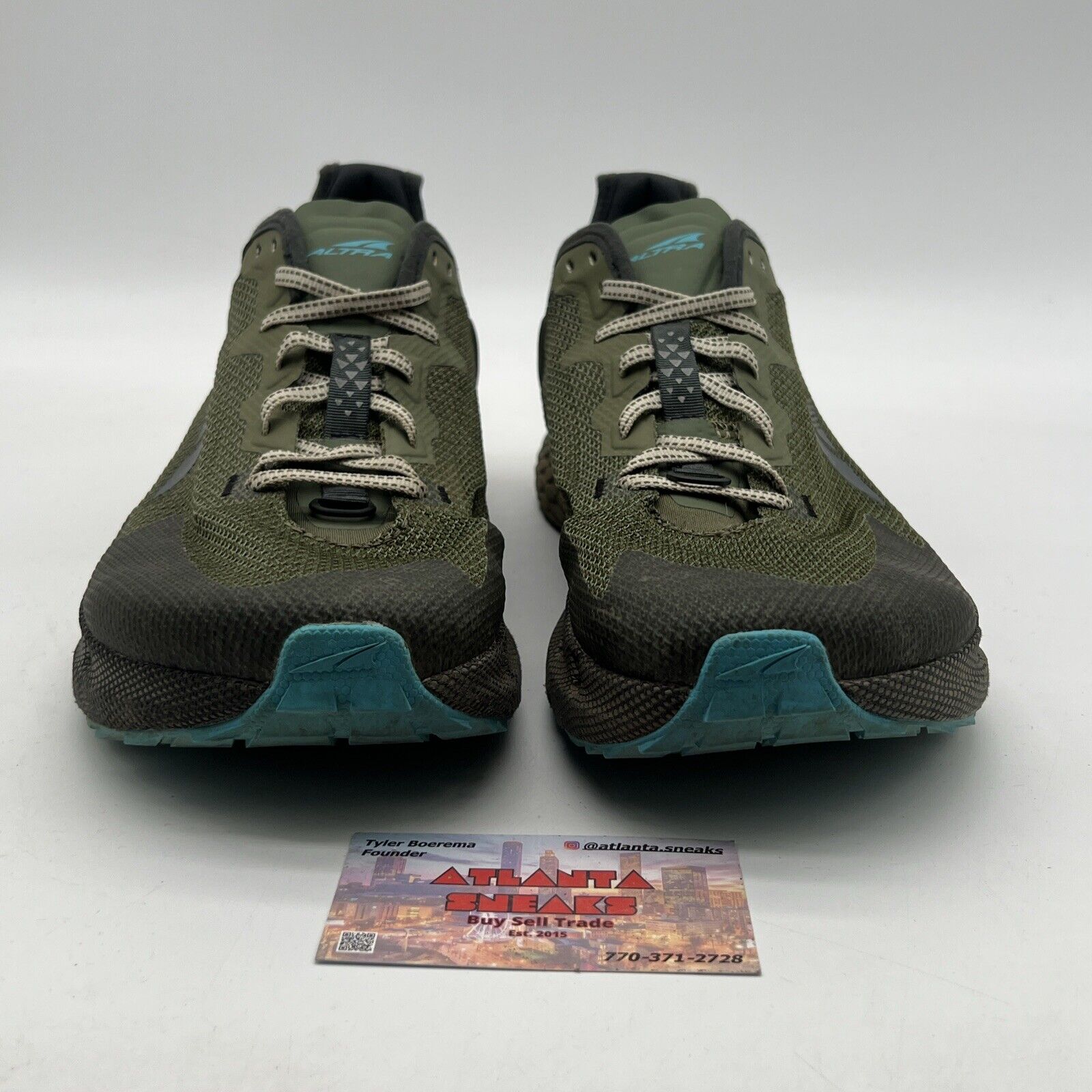 Size 12 - Altra Timp 4 Mens Trail Running Shoes Forest Green Lace Up Sneakers