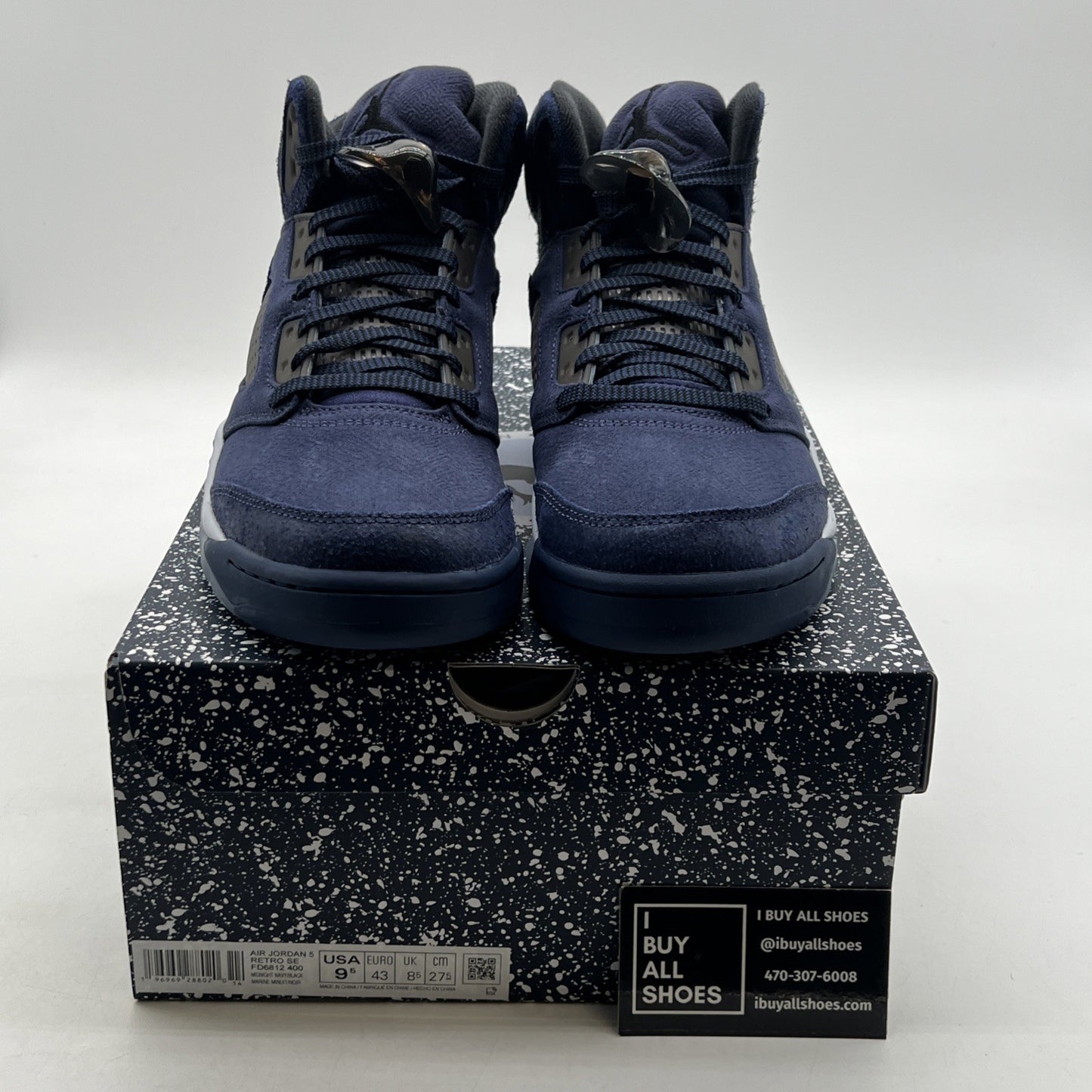 Size 9.5 - Air Jordan 5 Retro SE Midnight Navy (FD6812-400)