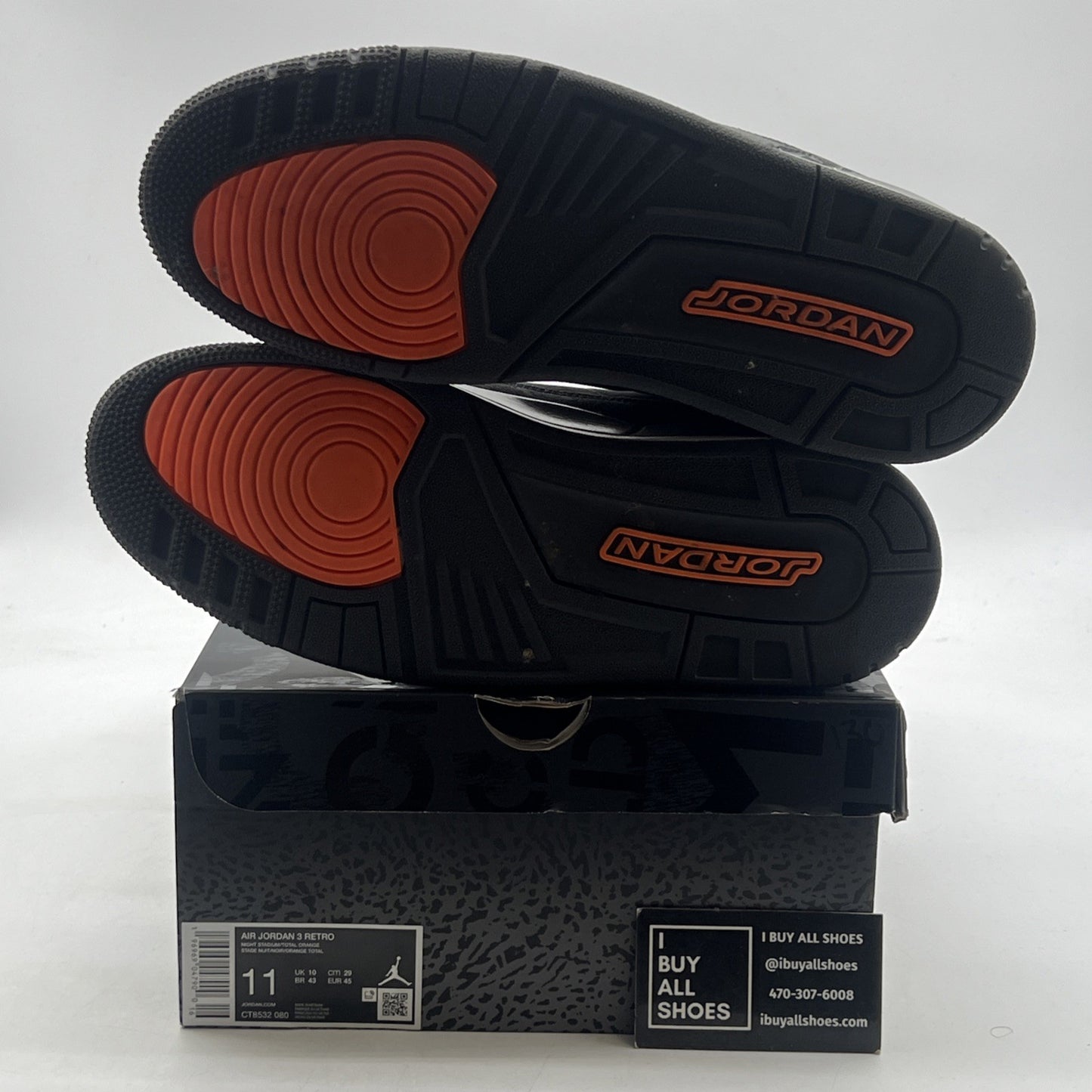 Size 11 - Air Jordan 3 Retro 2023 Mid Fear (CT8532-080)