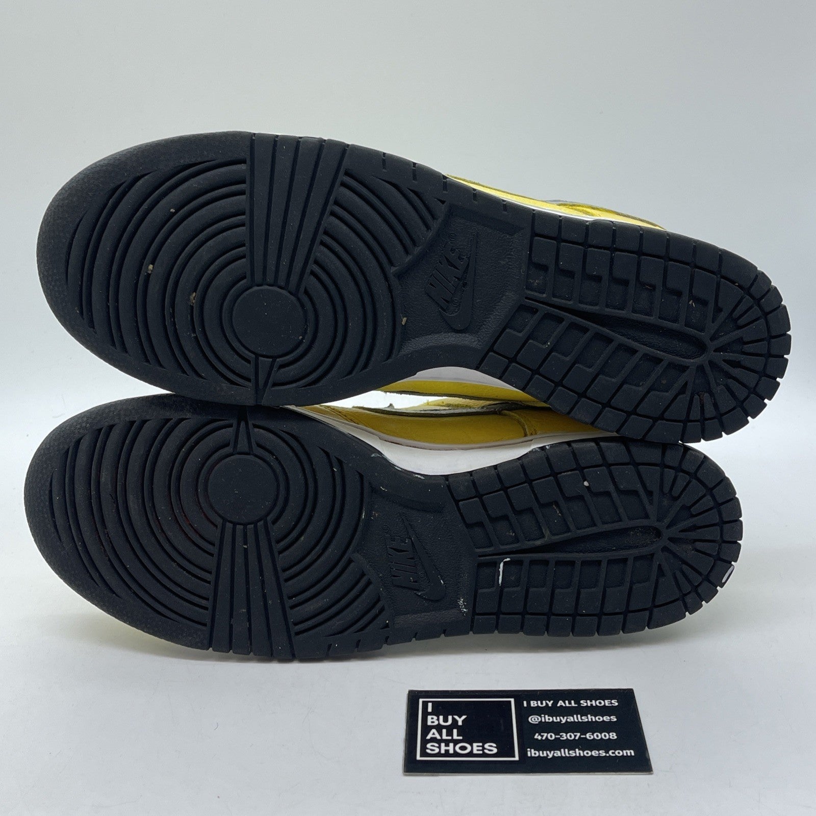 Size 10 - Nike Dunk Low Multicoloured Silver Yellow Leather (AH7979-992)