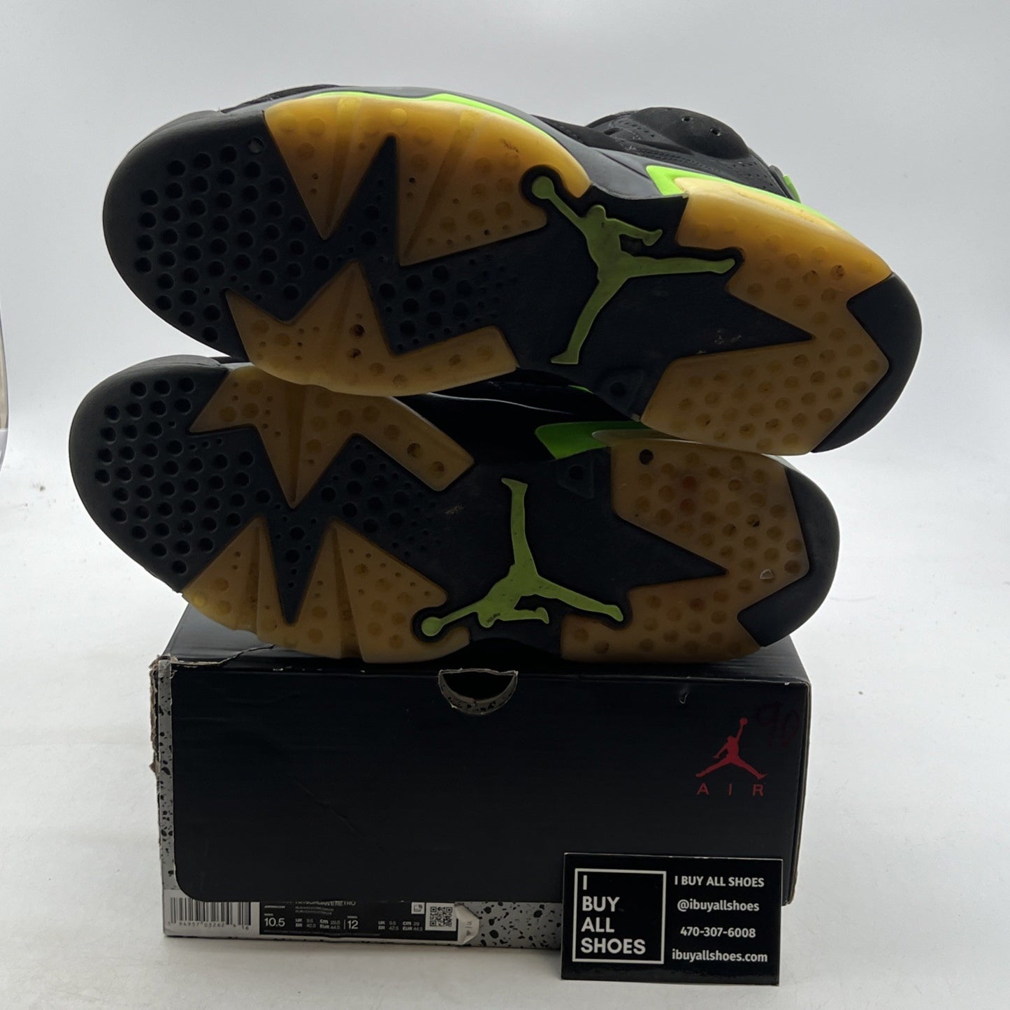 Size 10.5 - Air Jordan 6 Retro Electric Green 2021 (CT8529-003)