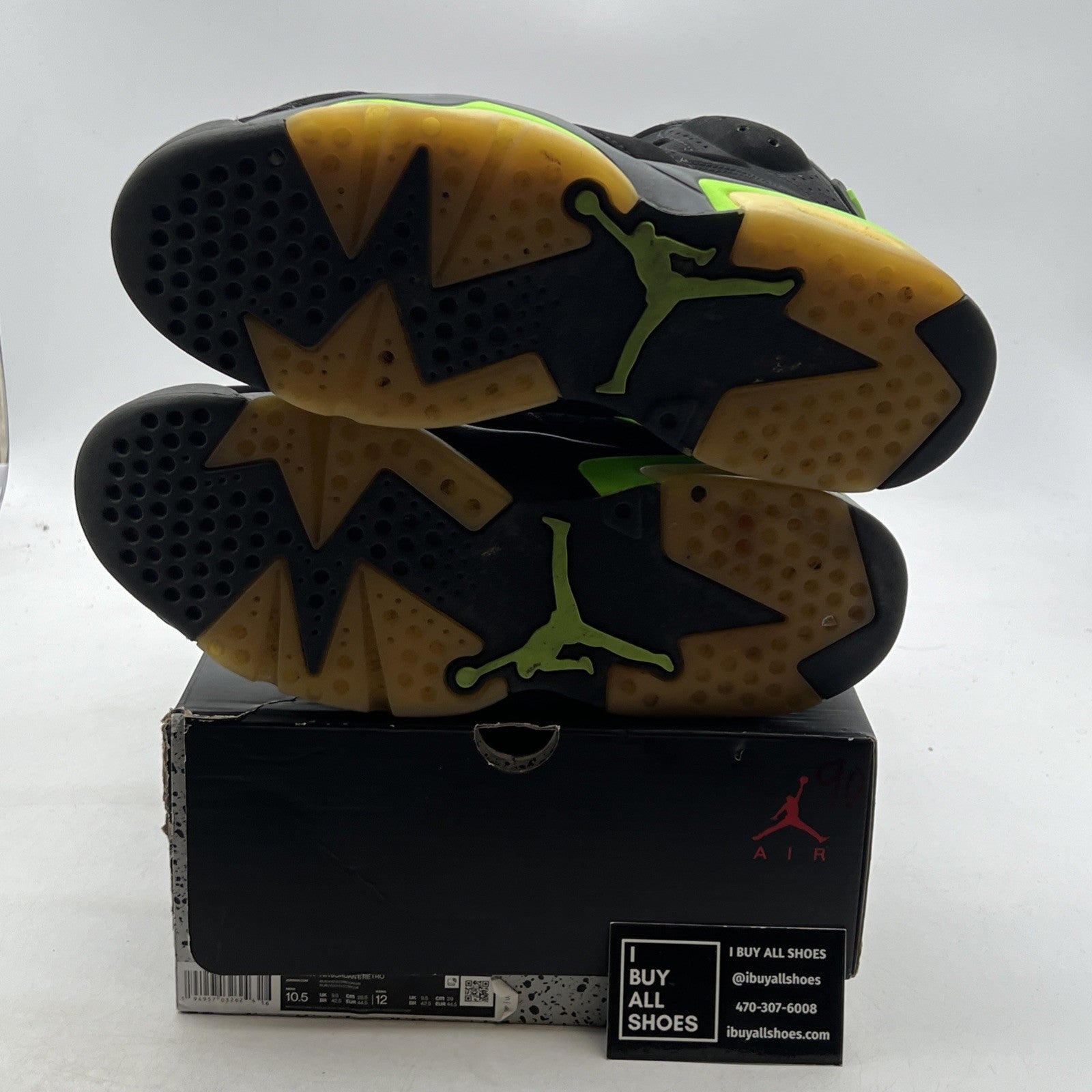 Size 10.5 - Air Jordan 6 Retro Electric Green 2021 (CT8529-003)