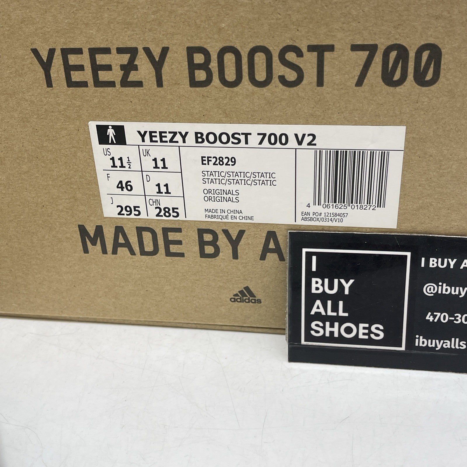 Size 11.5 - adidas Yeezy Boost 700 V2 Low Static (EF2829)